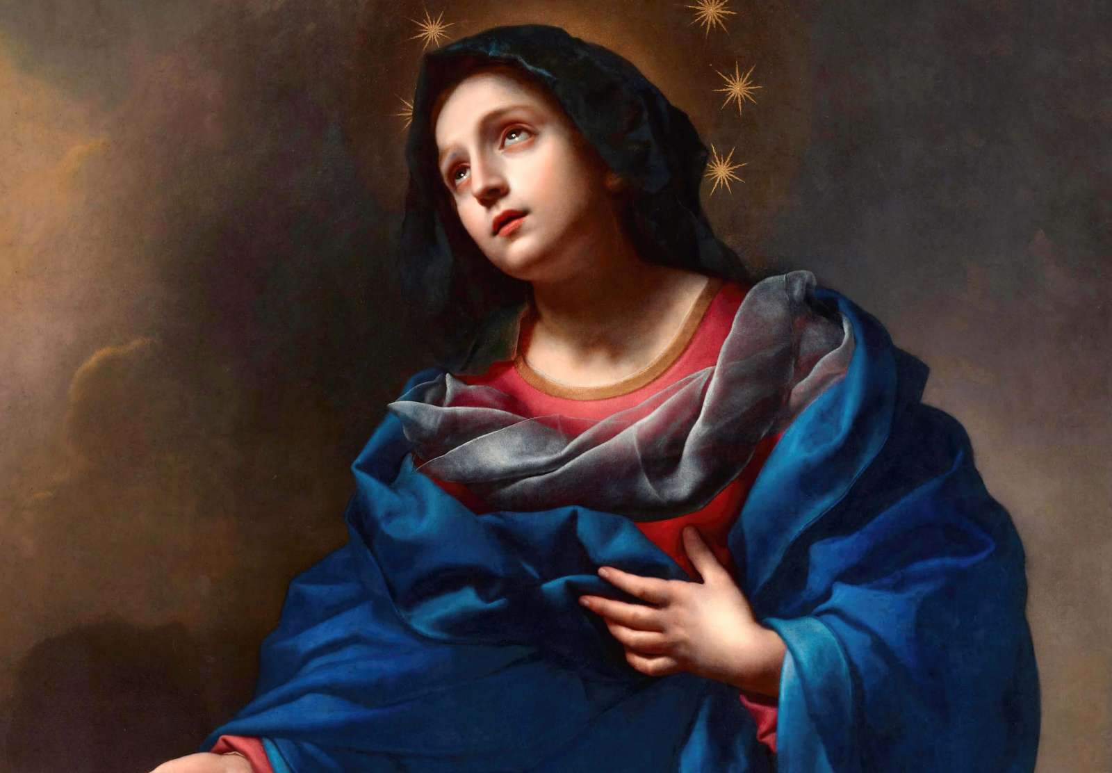 Reprodukcija „Šlovingoji Madona“, Carlo Dolci (1675)