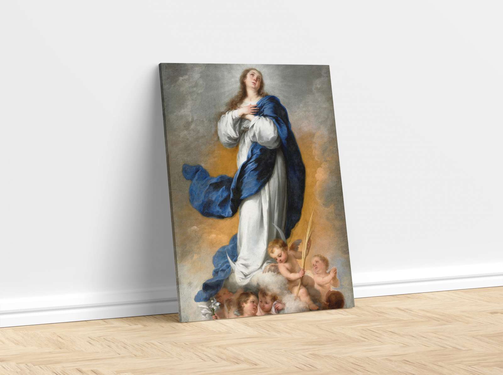 Reprodukcija „Nekaltas prasidėjimas“,  Bartolomé Estebán Murillo (1680)