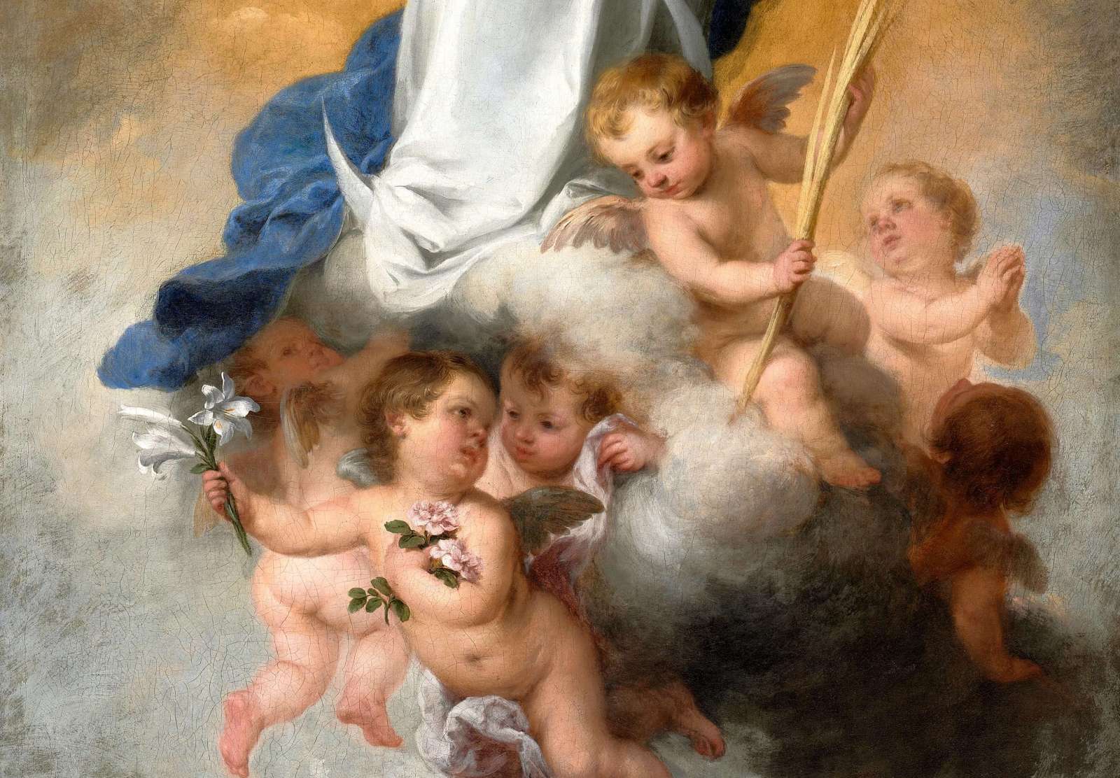 Reprodukcija „Nekaltas prasidėjimas“,  Bartolomé Estebán Murillo (1680)