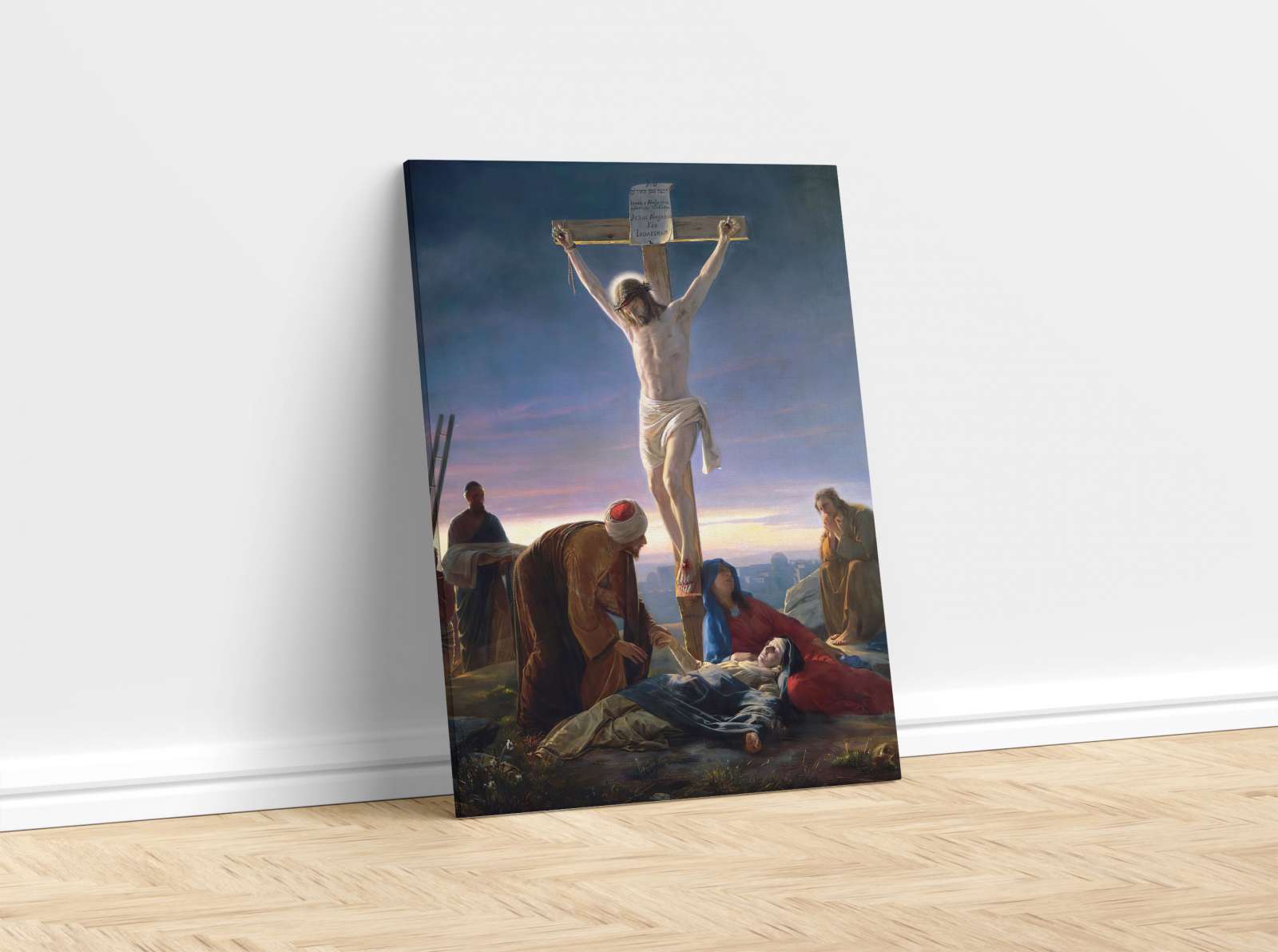 Reprodukcija „Nukryžiuotas Kristus“, Carl Bloch (1870)