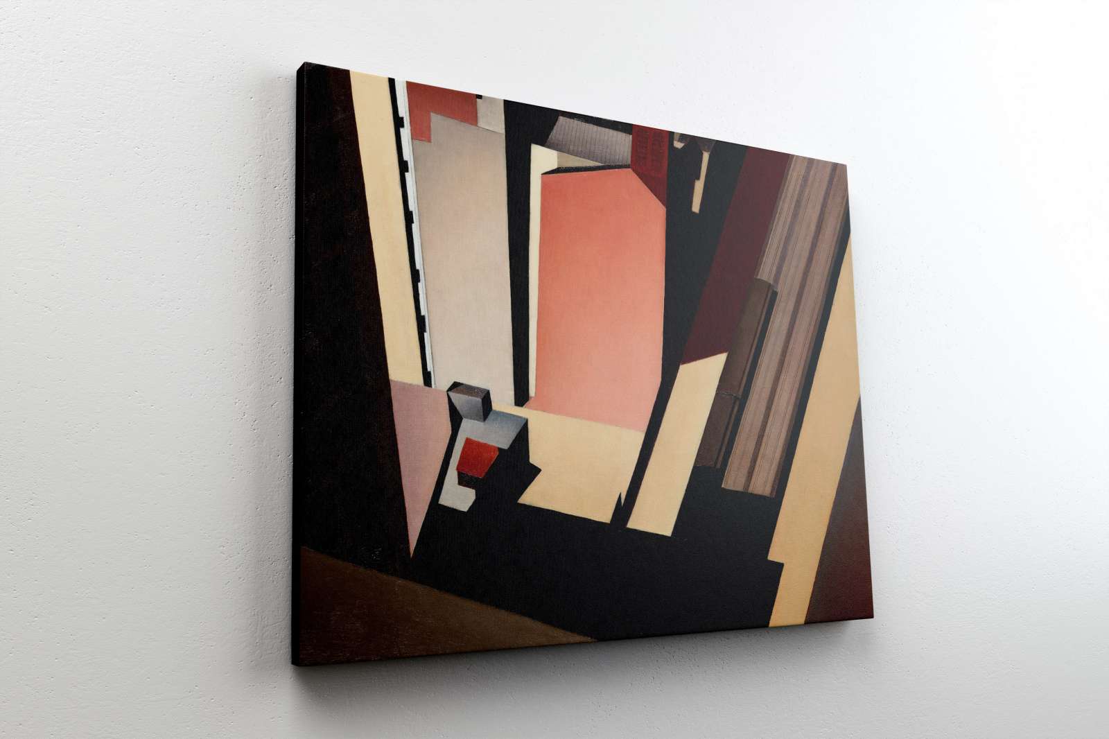 Reprodukcija „Bažnyčios gatvė“, Charles Sheeler (1920)