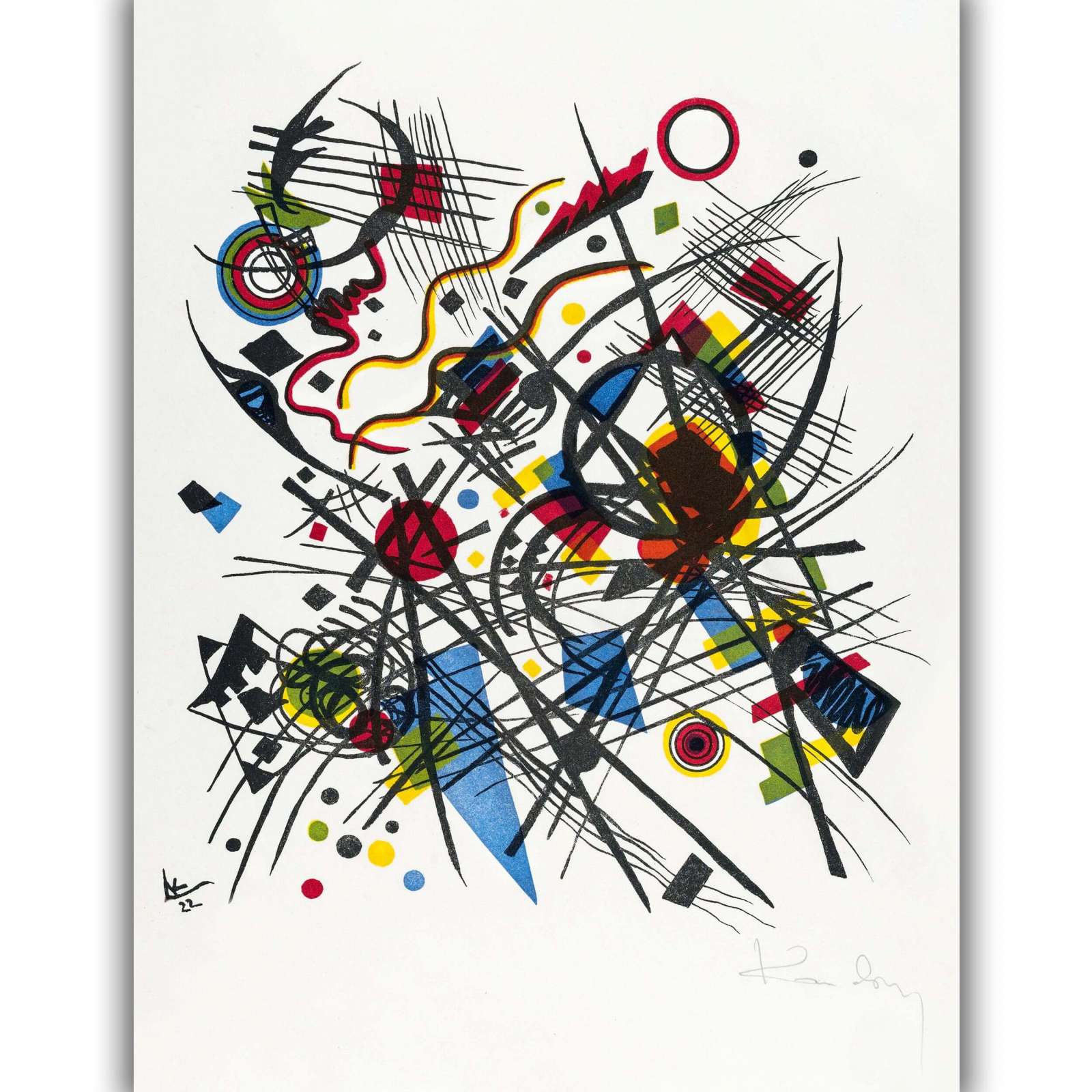 Reprodukcija „Litografija“, Wassily Kandinsky