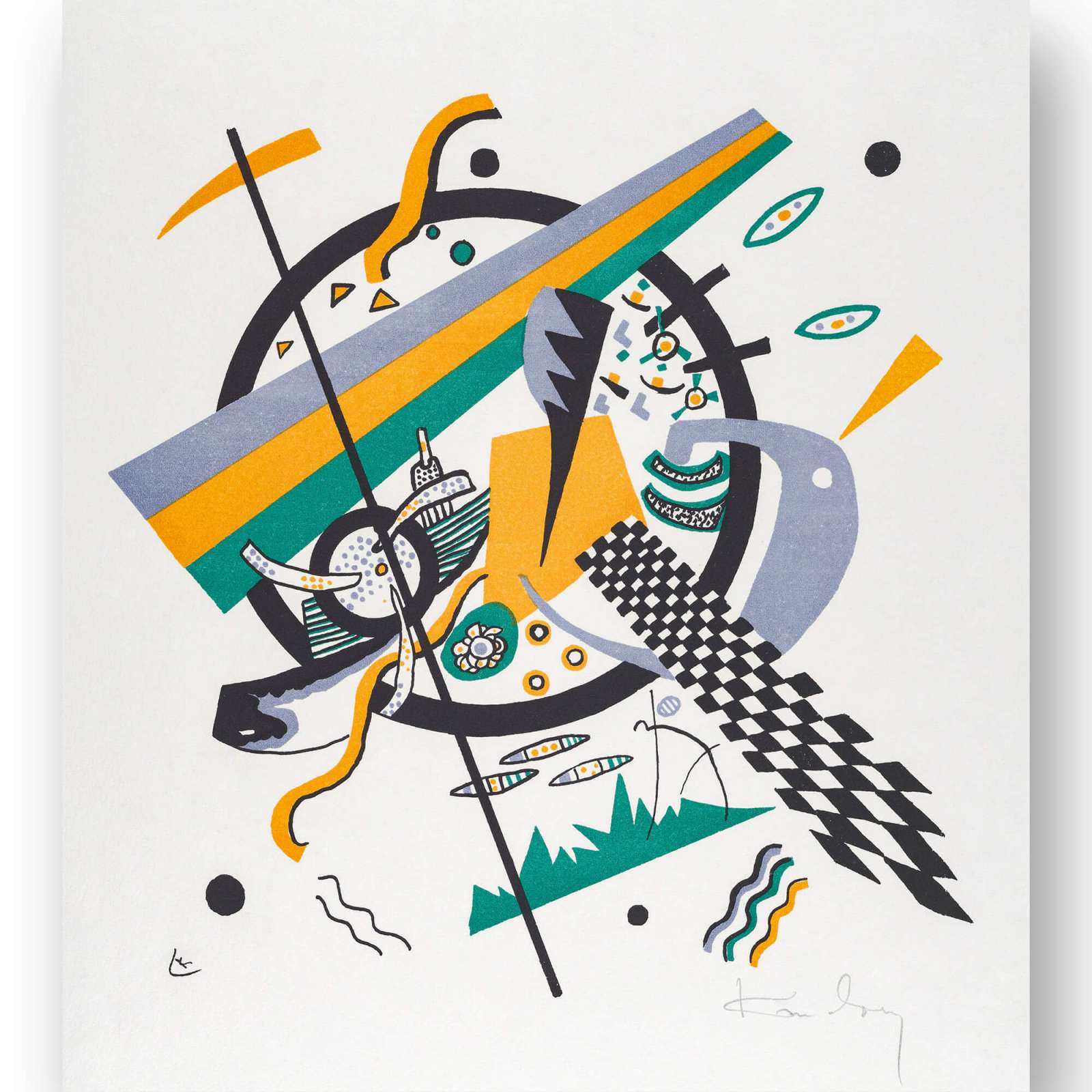Reprodukcija „Maži pasauliai IV“, Wassily Kandinsky