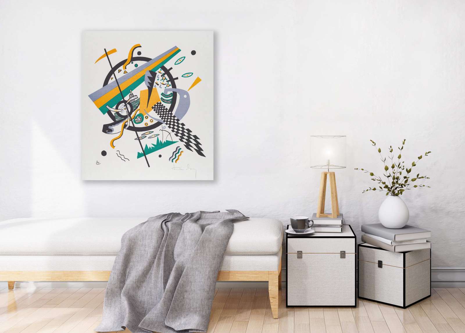 Reprodukcija „Maži pasauliai IV“, Wassily Kandinsky