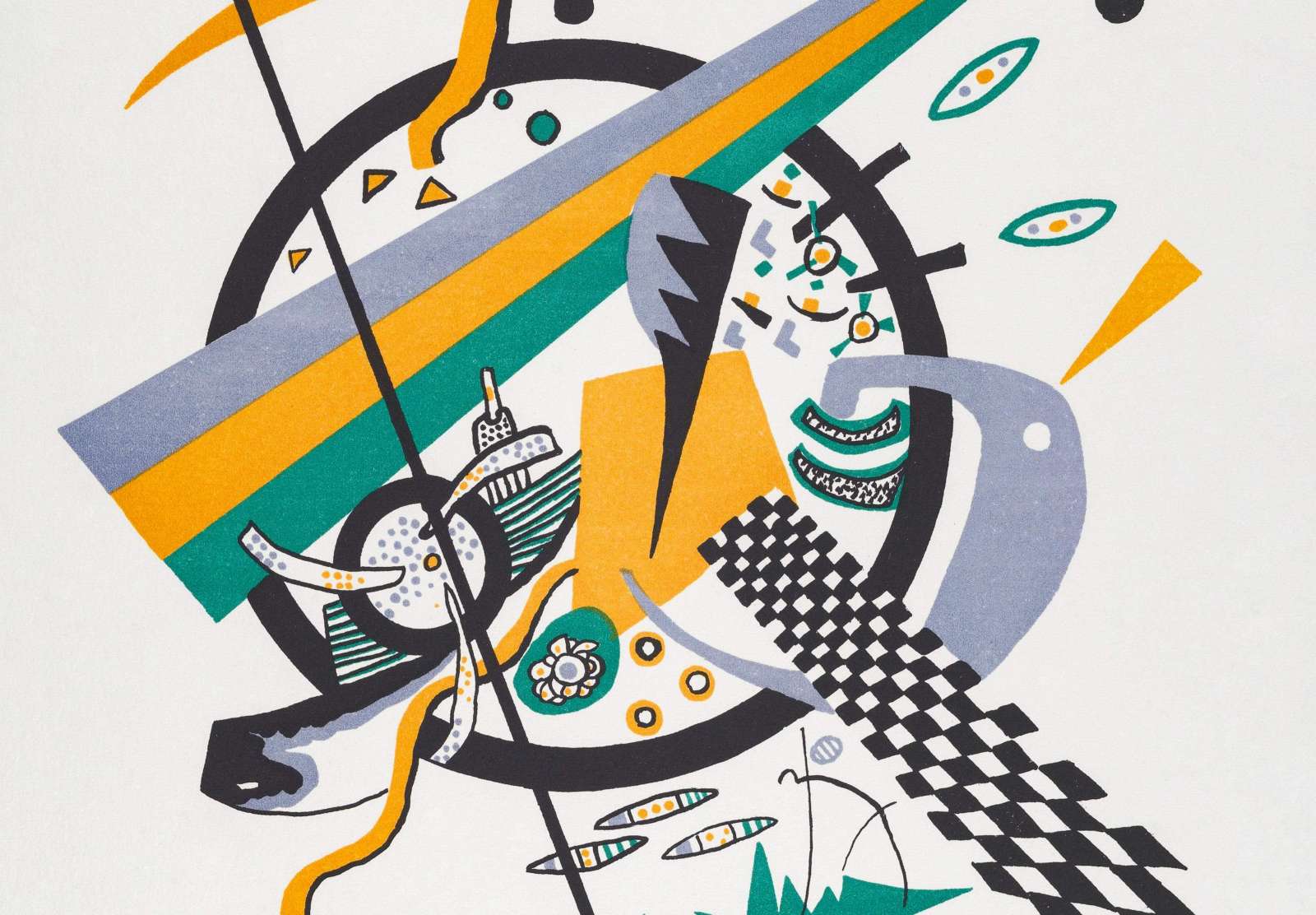 Reprodukcija „Maži pasauliai IV“, Wassily Kandinsky
