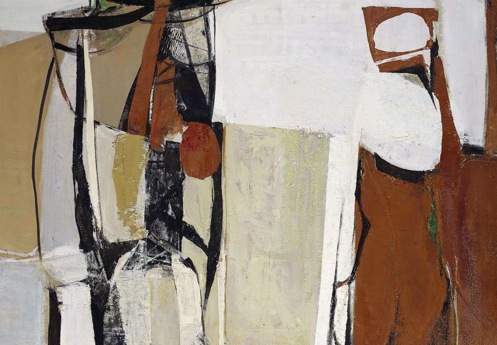 Reprodukcija „Stoiška figūra“, Maria Luisa Pacheco (1959)