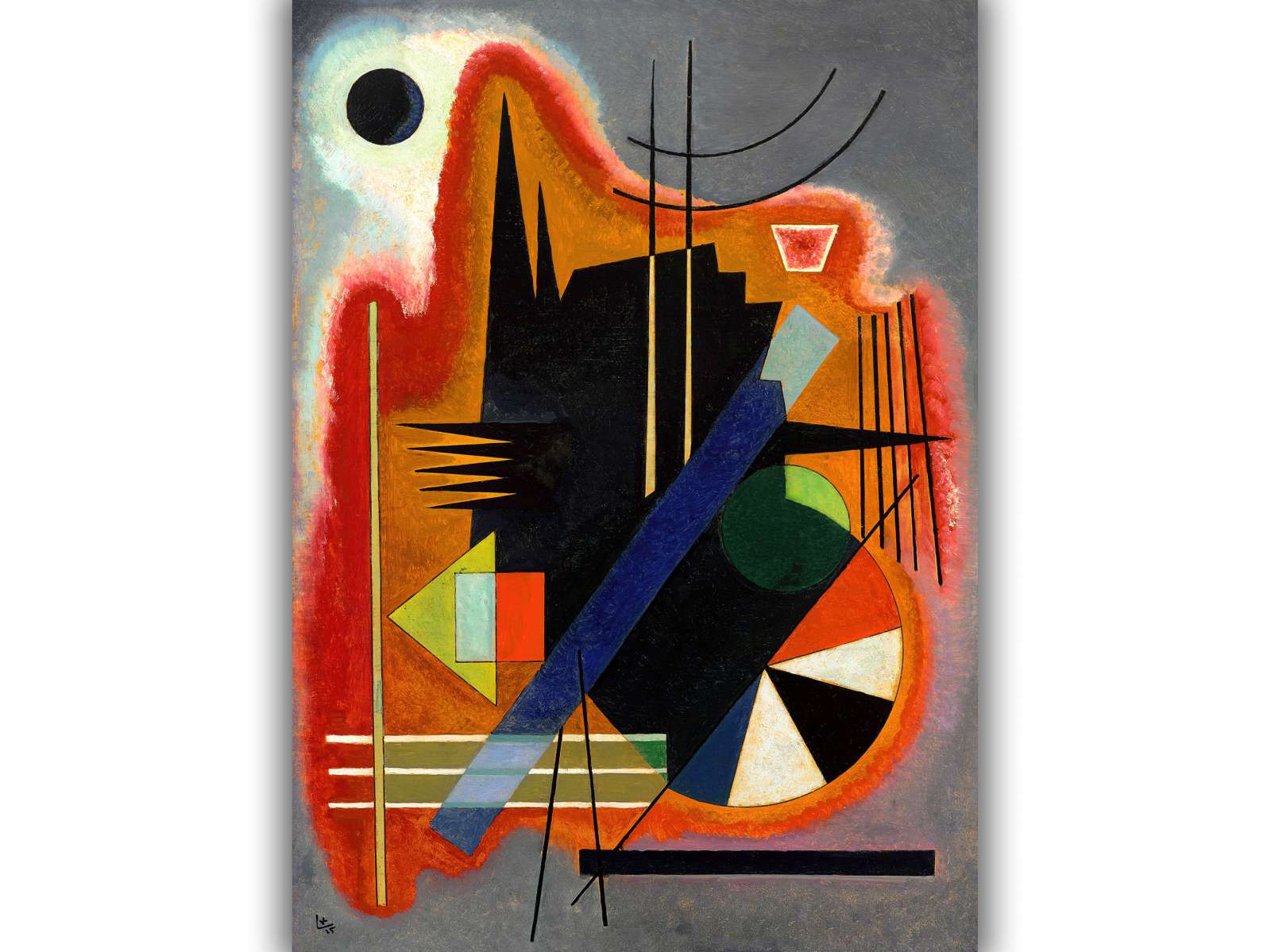 Reprodukcija „Keli patarimai“, Wassily Kandinsky (1925)