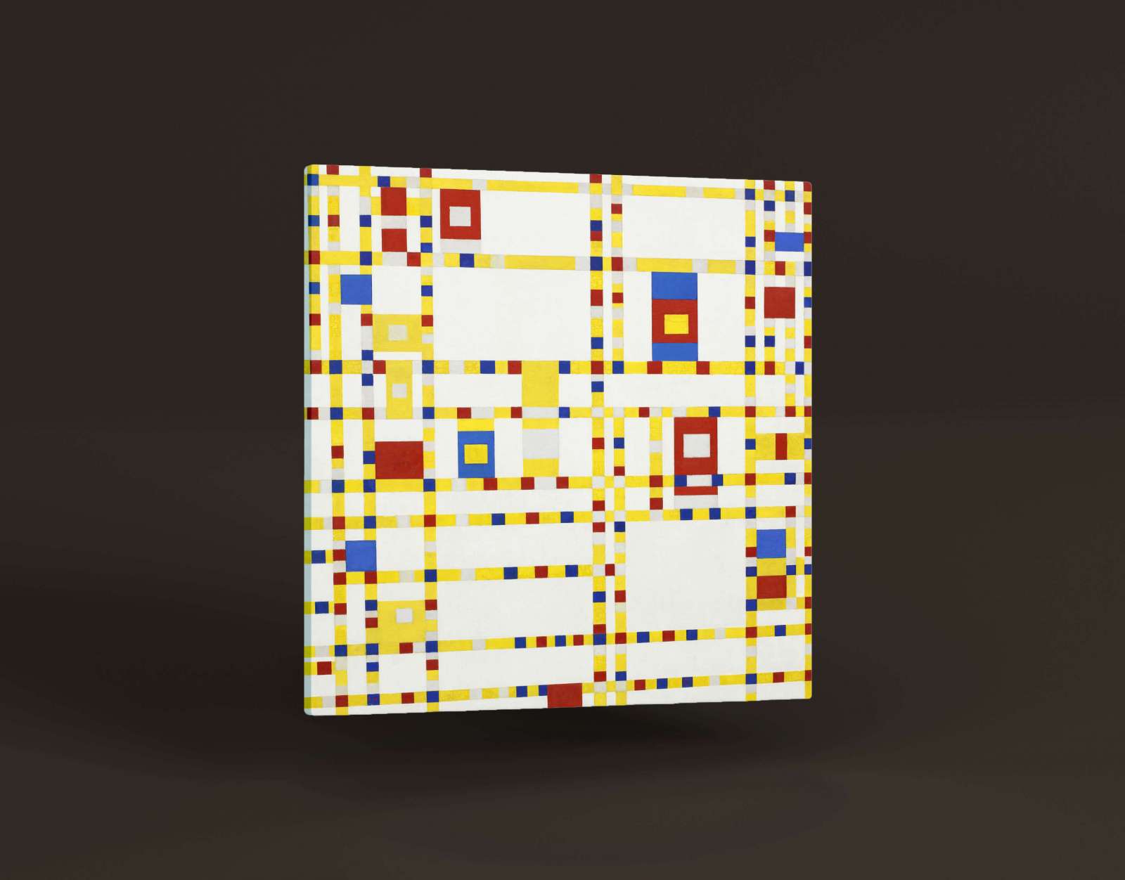 Reprodukcija „Brodvėjaus bugivugis“, Piet Mondrian (1943)