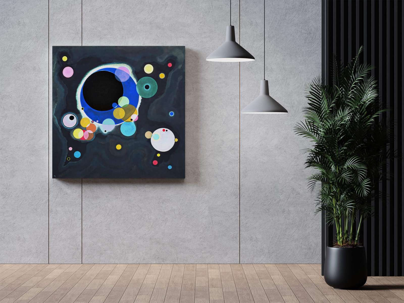 Reprodukcija „Keli apskritimai“, Wassily Kandinsky Giclée (1926)