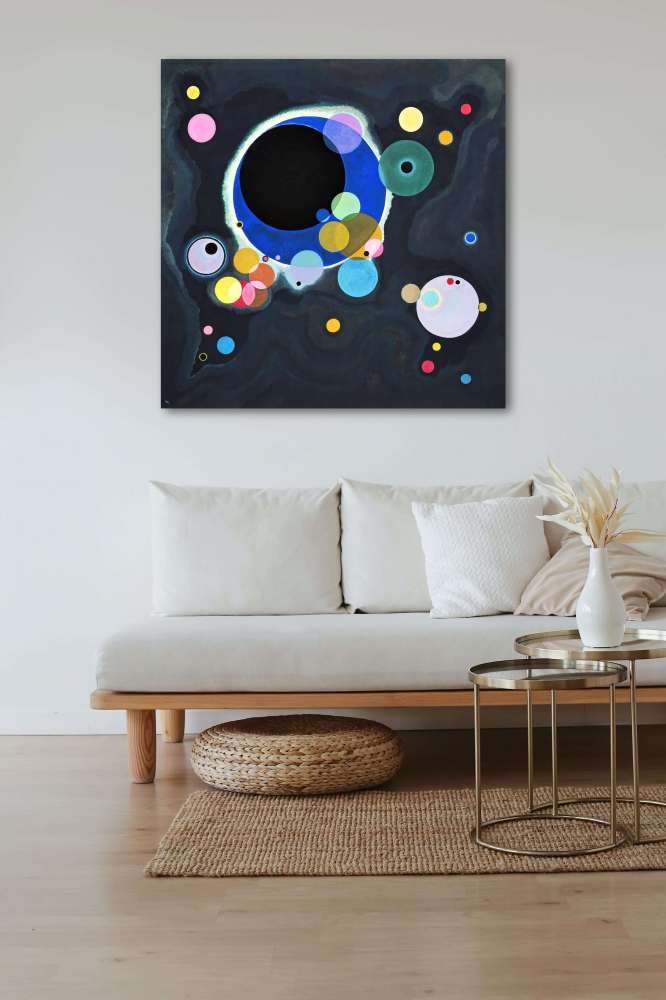 Reprodukcija „Keli apskritimai“, Wassily Kandinsky Giclée (1926)