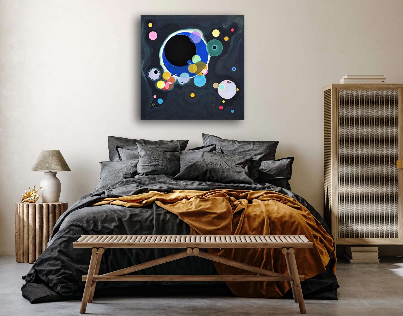 Reprodukcija „Keli apskritimai“, Wassily Kandinsky Giclée (1926)