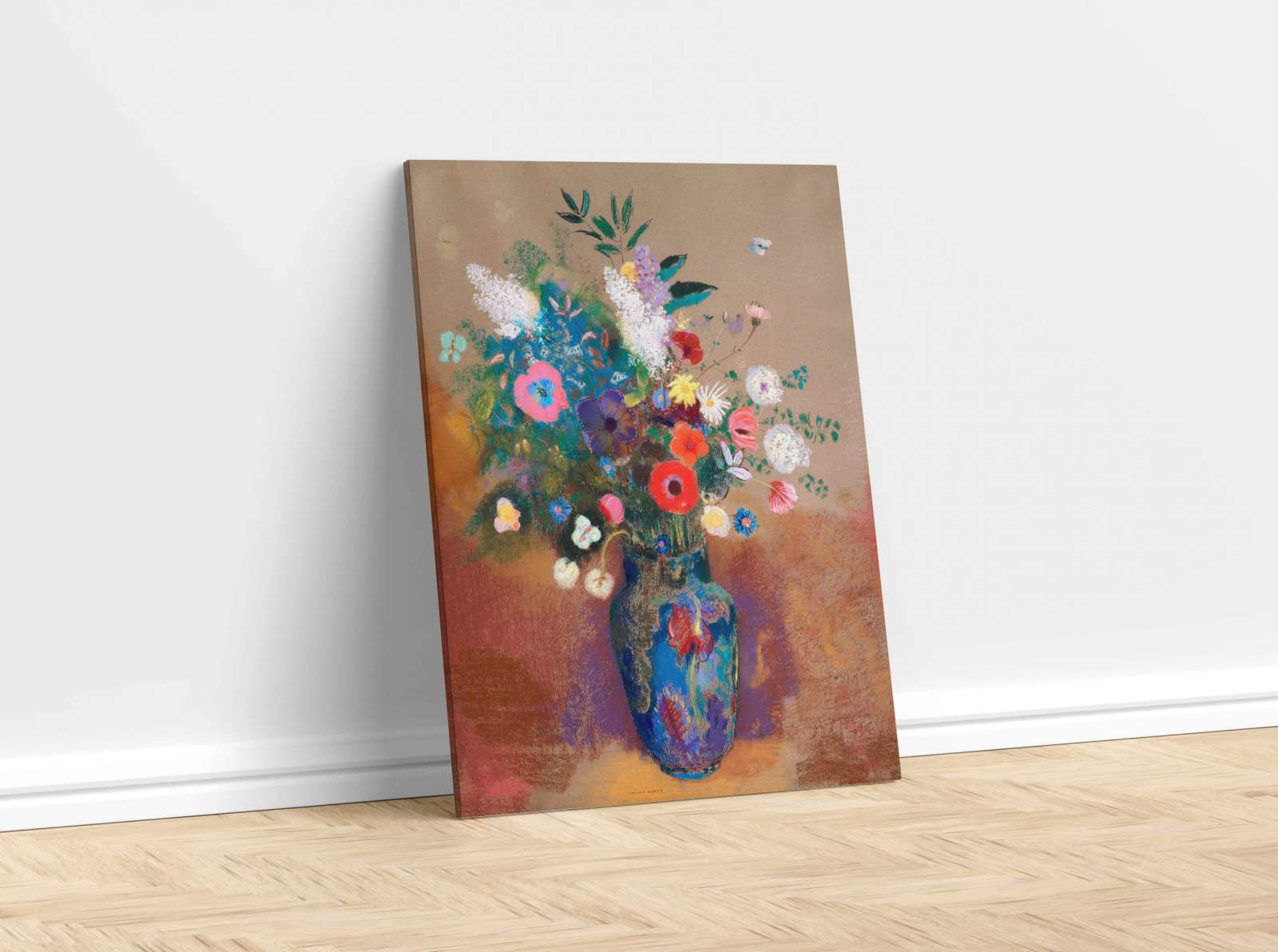 Reprodukcija „Gėlių puokštė“,  Odilon Redon (1905)
