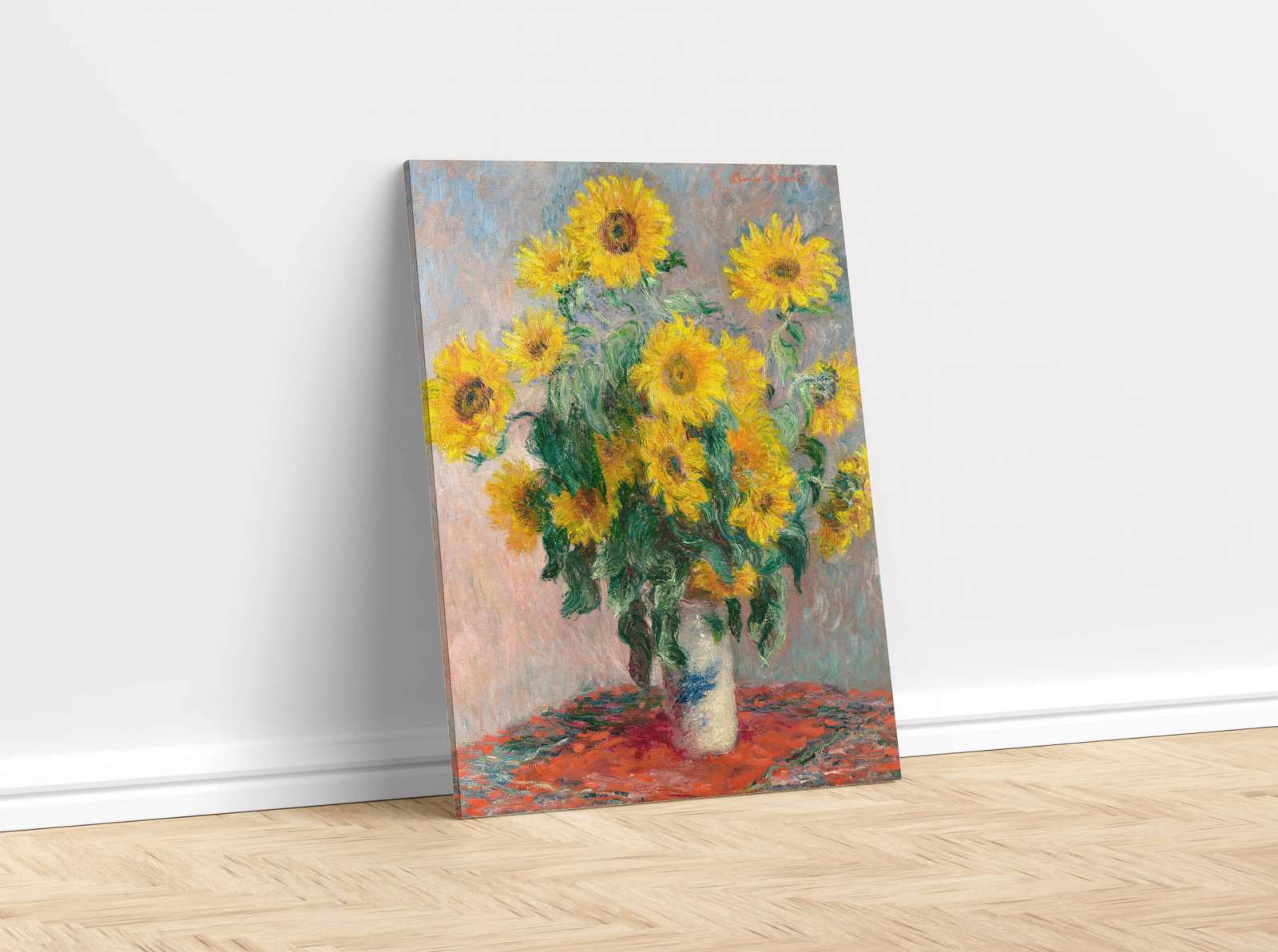 Reprodukcija „Saulėgrąžų puokštė“,  Claude Monet