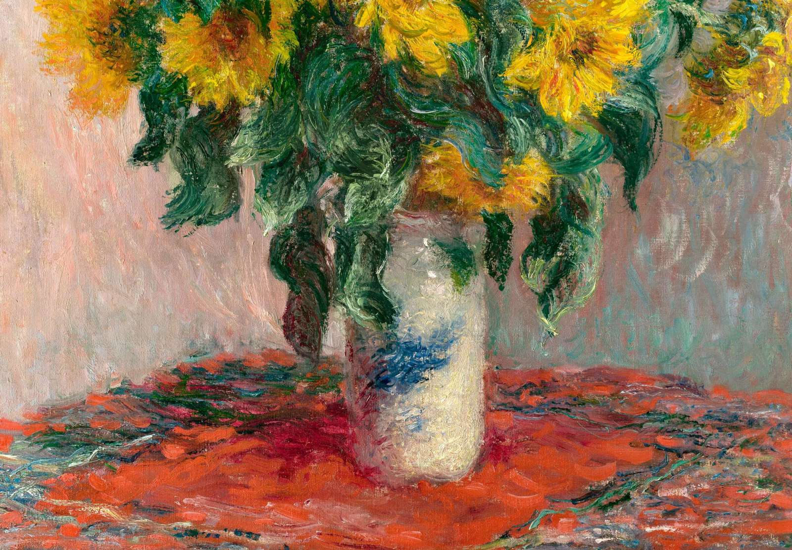 Reprodukcija „Saulėgrąžų puokštė“,  Claude Monet