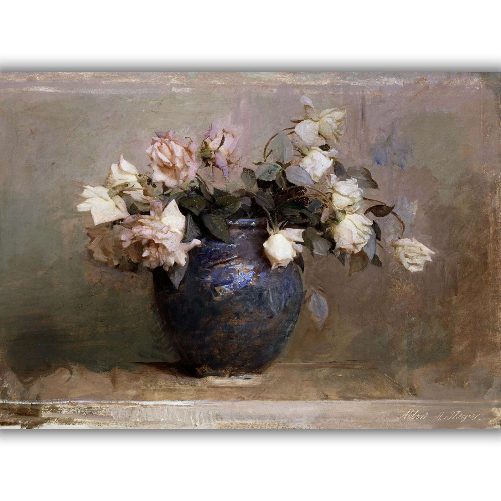 Reprodukcija „Rožės“, Abbott Handerson Thayer (1890)