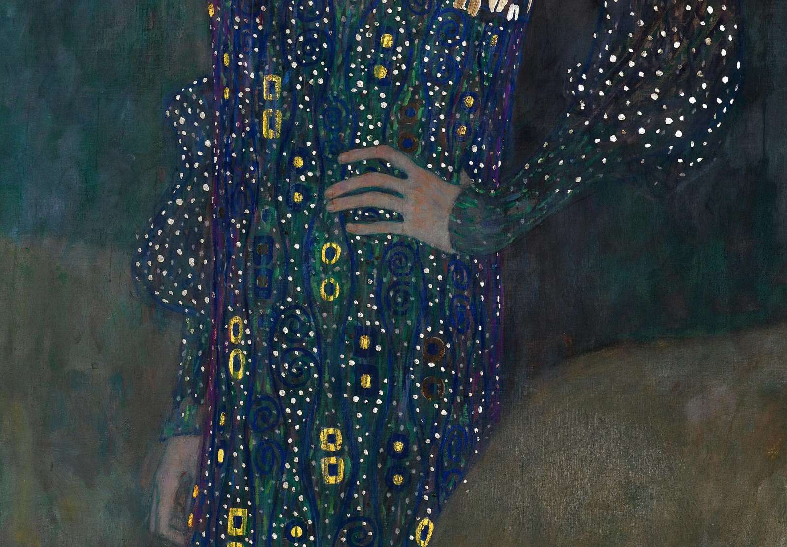 Reprodukcija „Emilie Flöge portretas“, Gustav Klimt (1902)