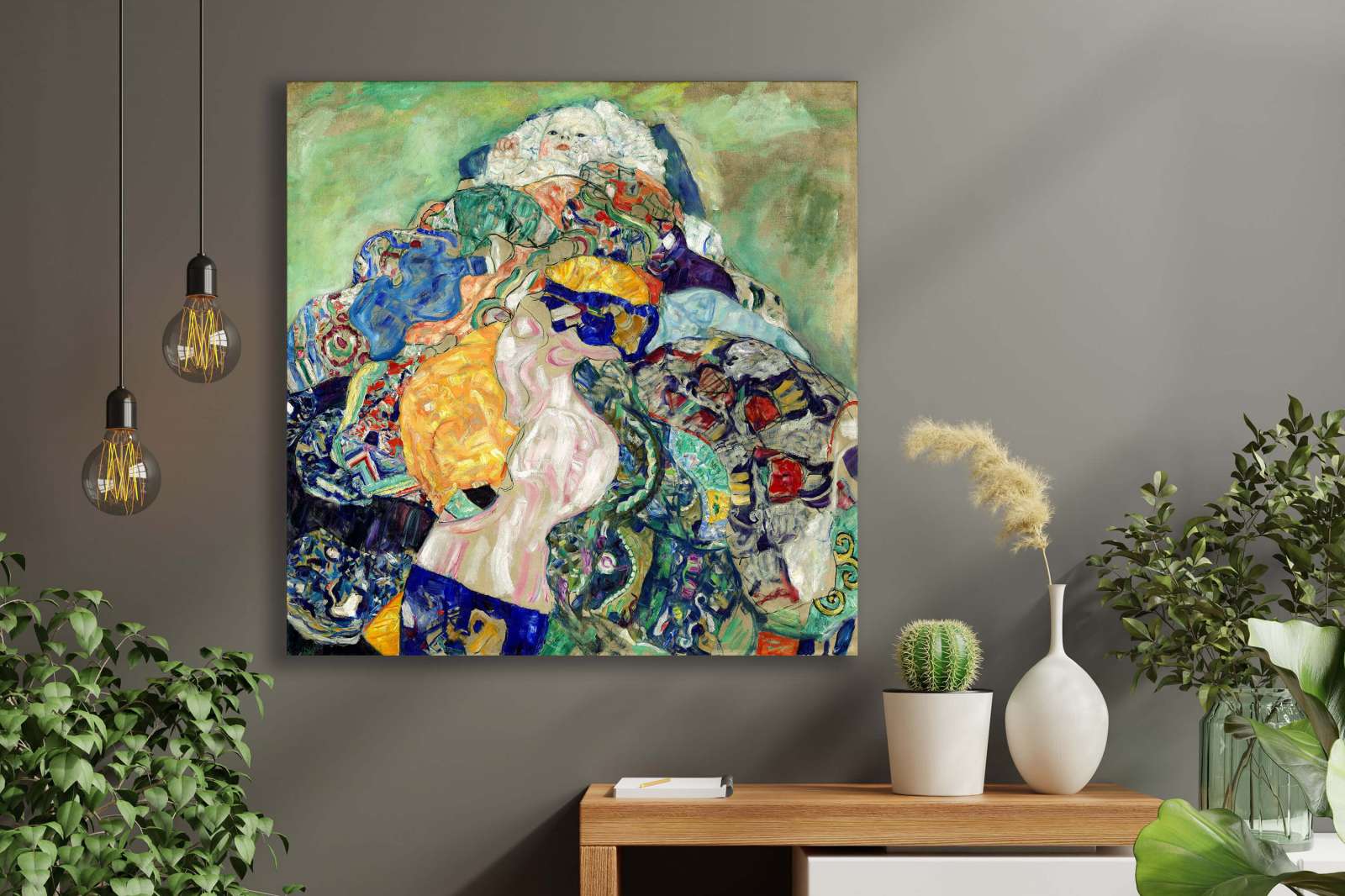 Reprodukcija „Kūdikis“, Gustav Klimt (1918)