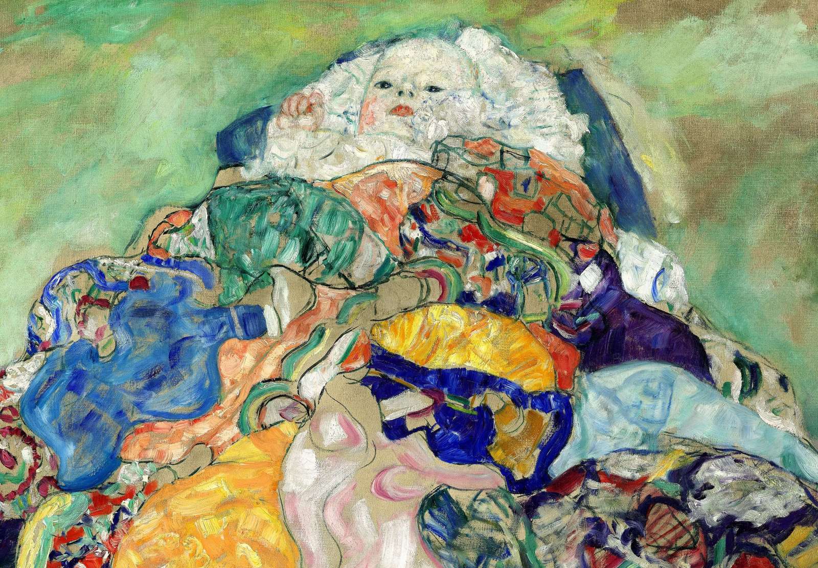 Reprodukcija „Kūdikis“, Gustav Klimt (1918)