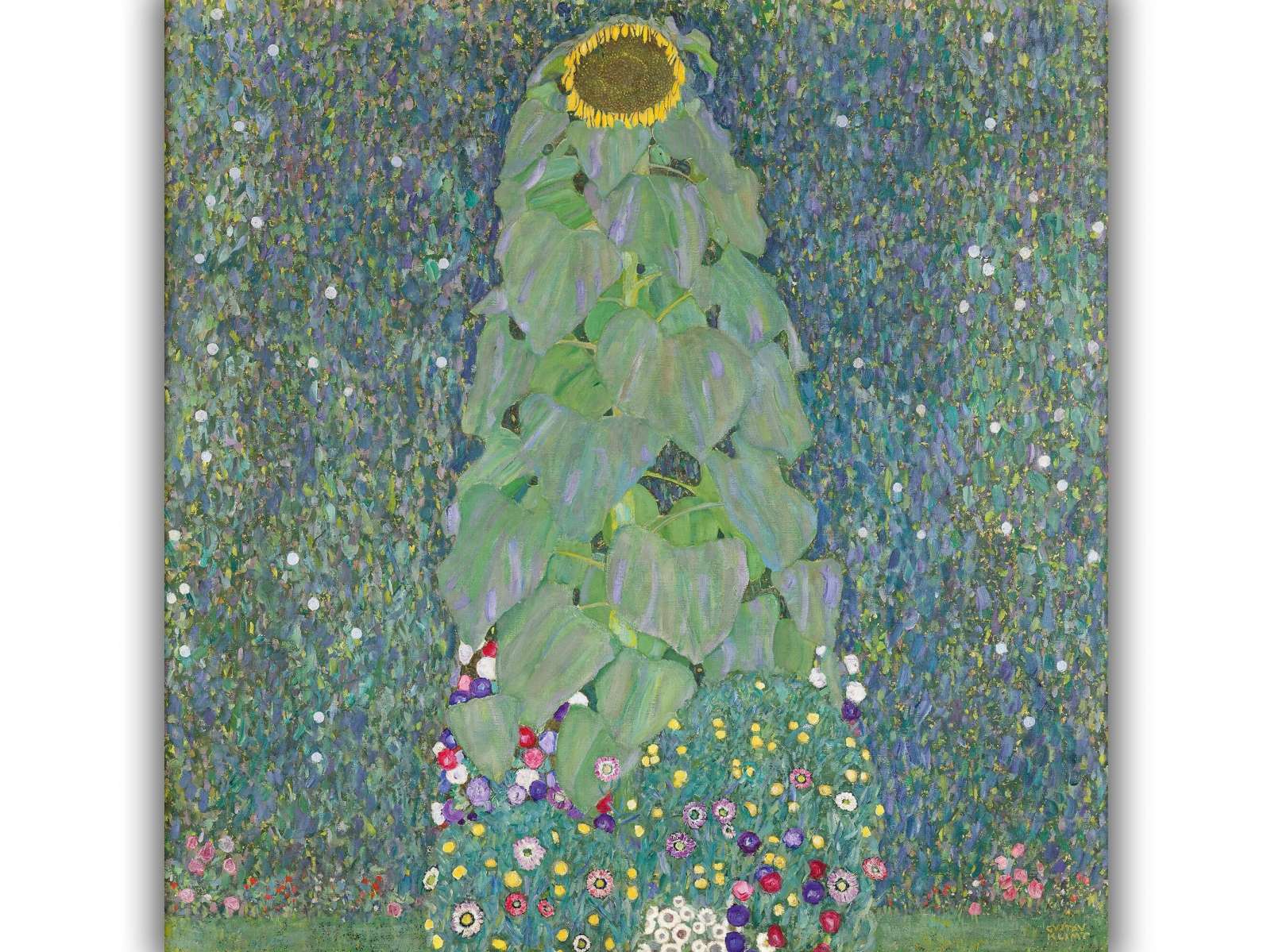 Reprodukcija „Saulėgrąža“, Gustav Klimt (1907)