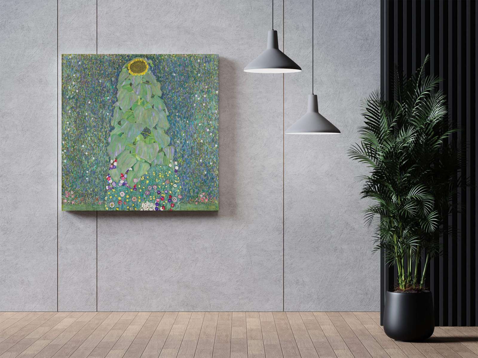 Reprodukcija „Saulėgrąža“, Gustav Klimt (1907)