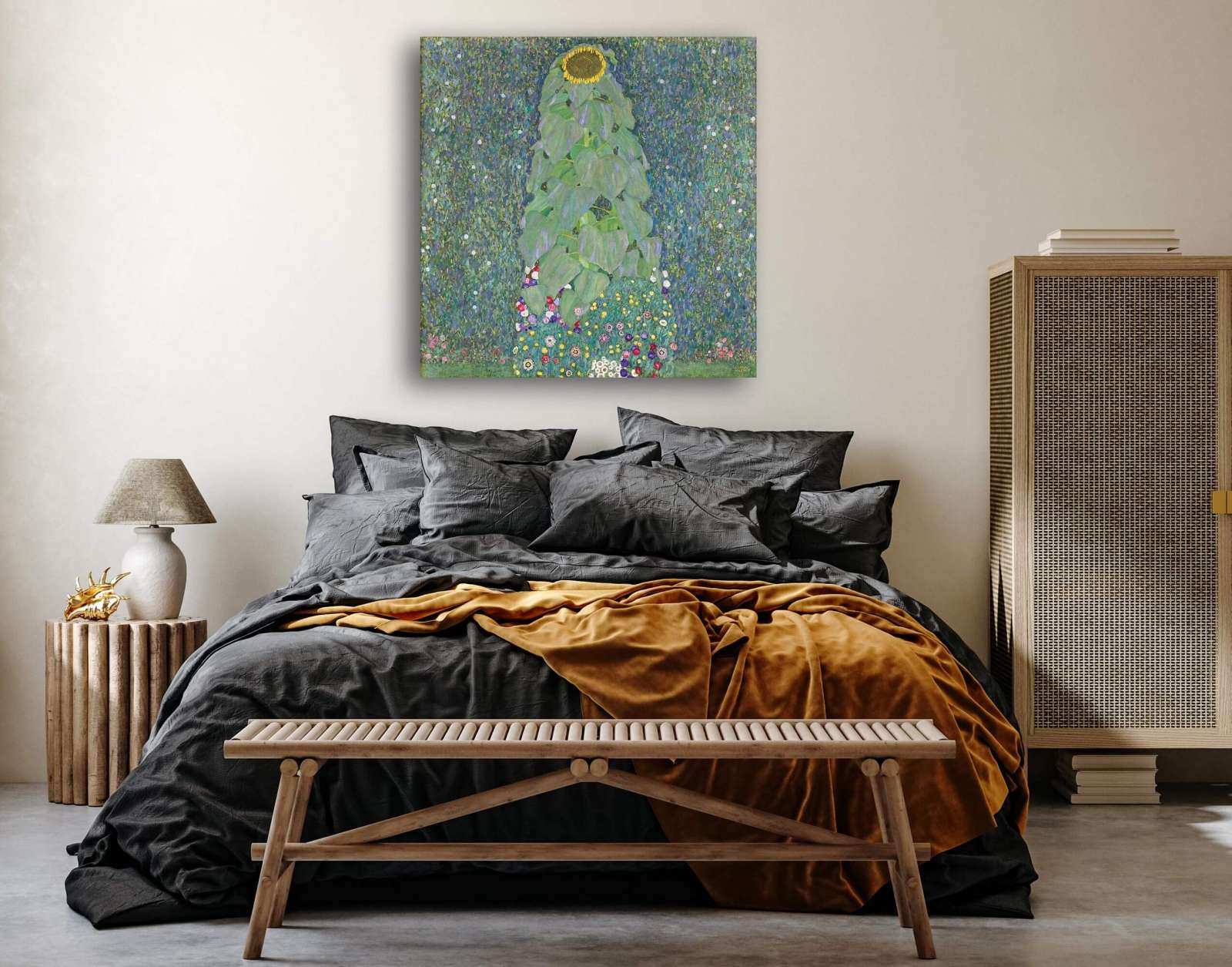 Reprodukcija „Saulėgrąža“, Gustav Klimt (1907)