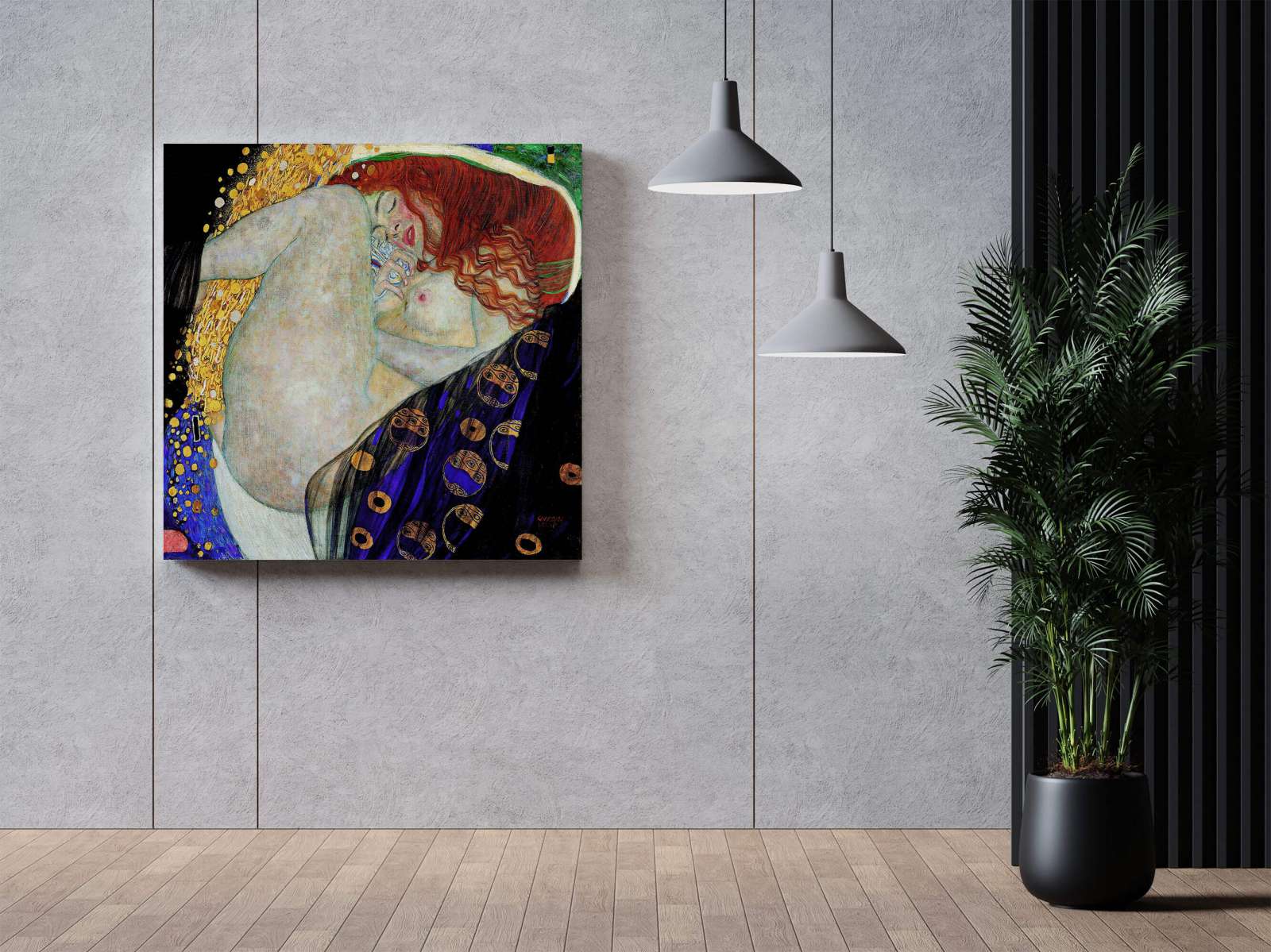 Reprodukcija „Danajė“, Gustav Klimt (1908)