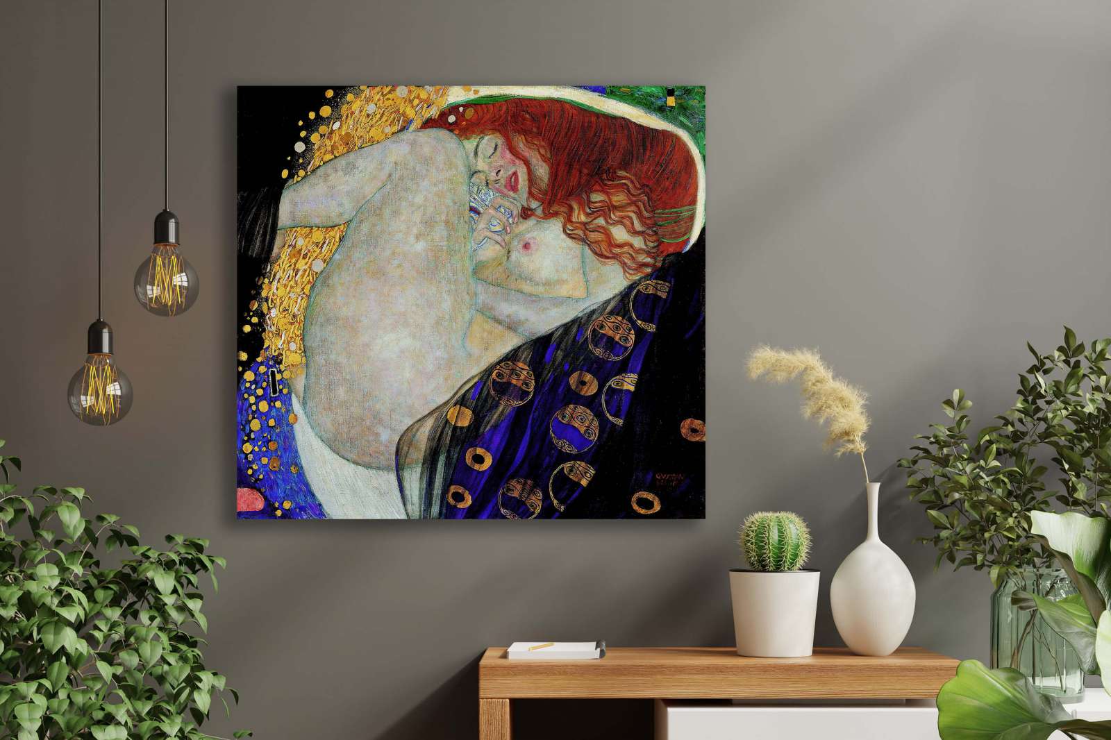 Reprodukcija „Danajė“, Gustav Klimt (1908)