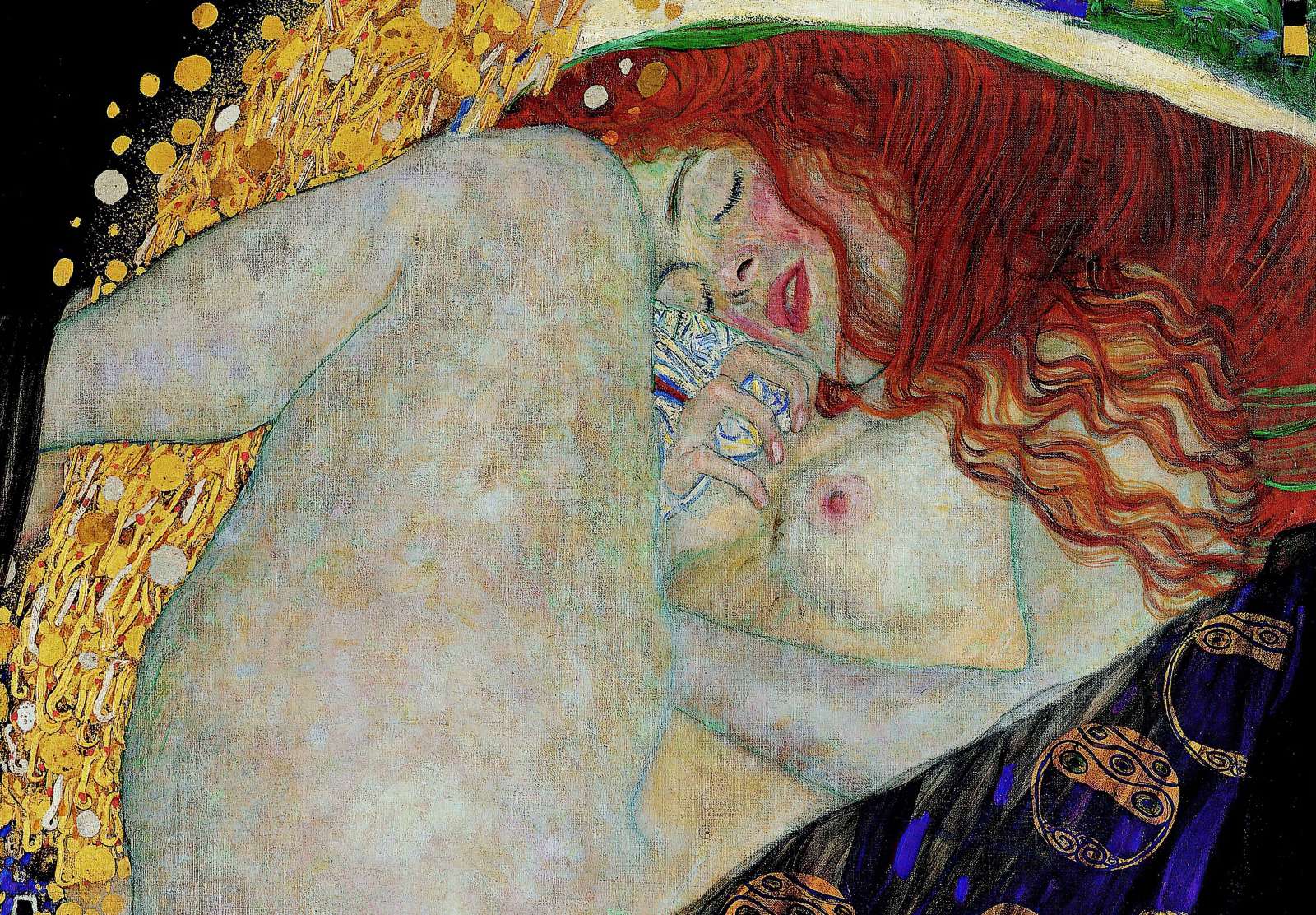 Reprodukcija „Danajė“, Gustav Klimt (1908)