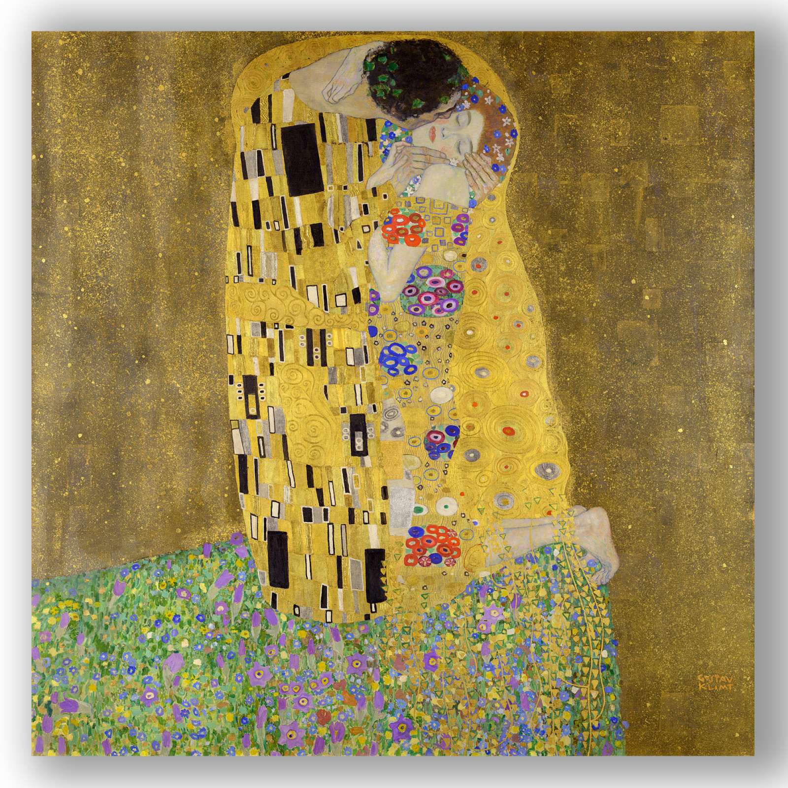 Reprodukcija „Bučinys“, Gustav Klimt