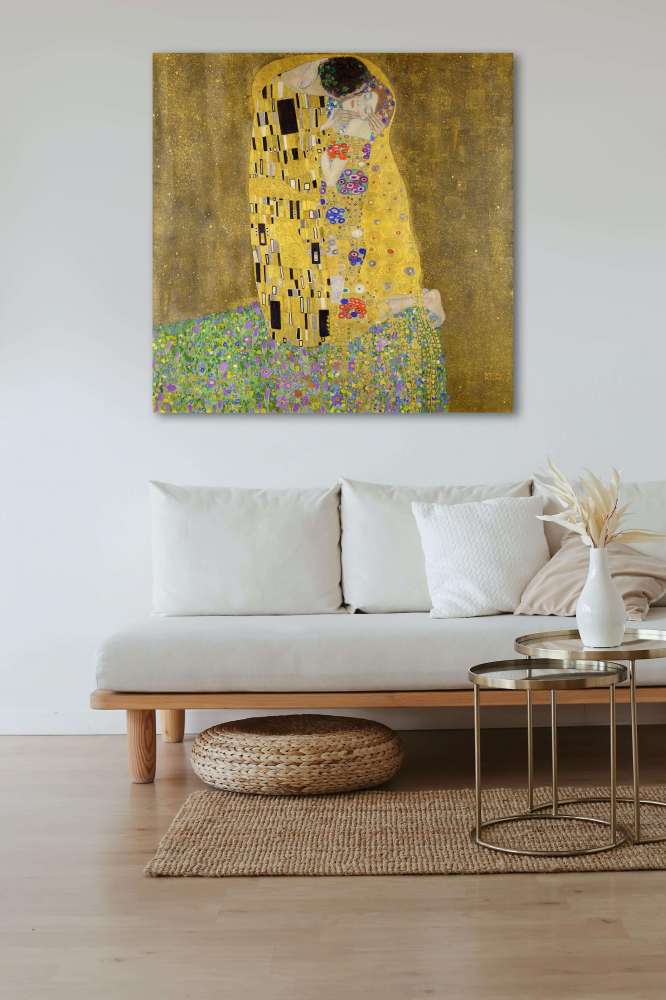 Reprodukcija „Bučinys“, Gustav Klimt