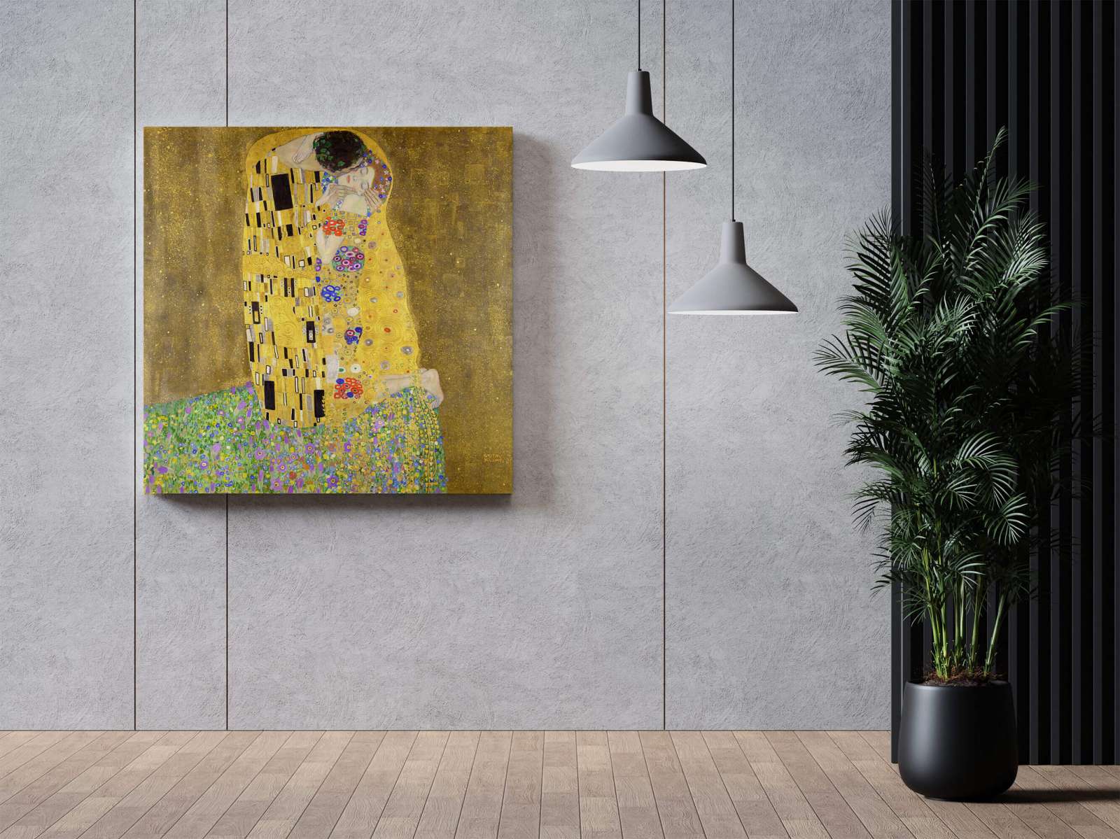 Reprodukcija „Bučinys“, Gustav Klimt