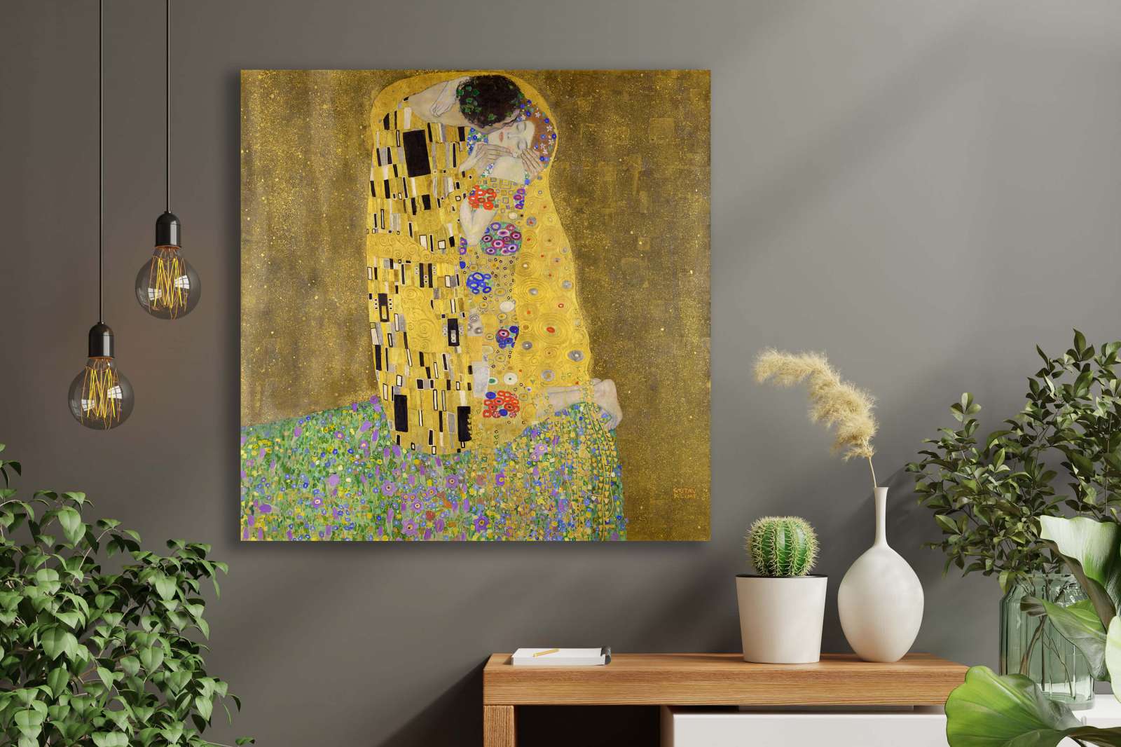 Reprodukcija „Bučinys“, Gustav Klimt