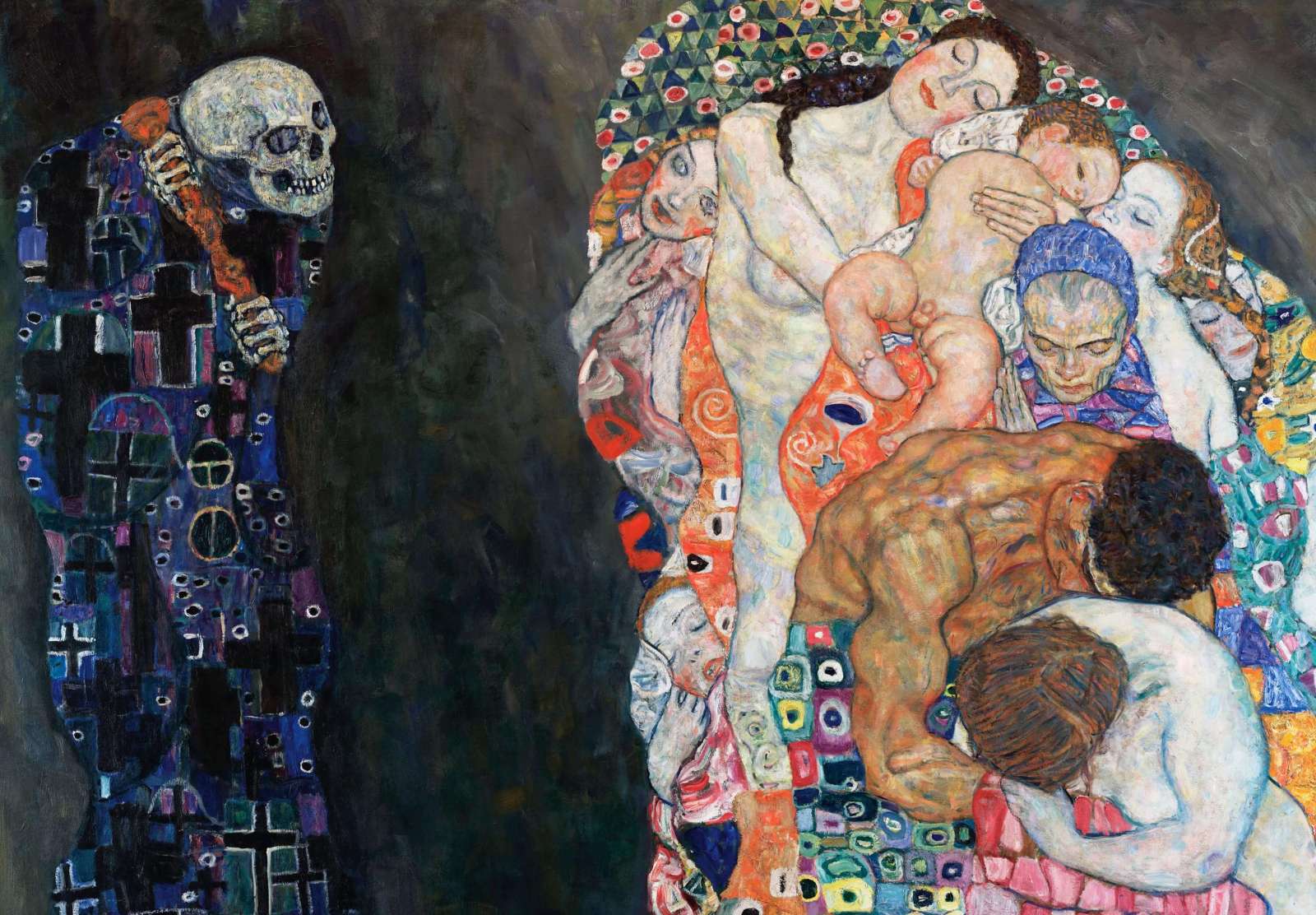Reprodukcija „Mirtis ir gyvenimas“, Gustav Klimt