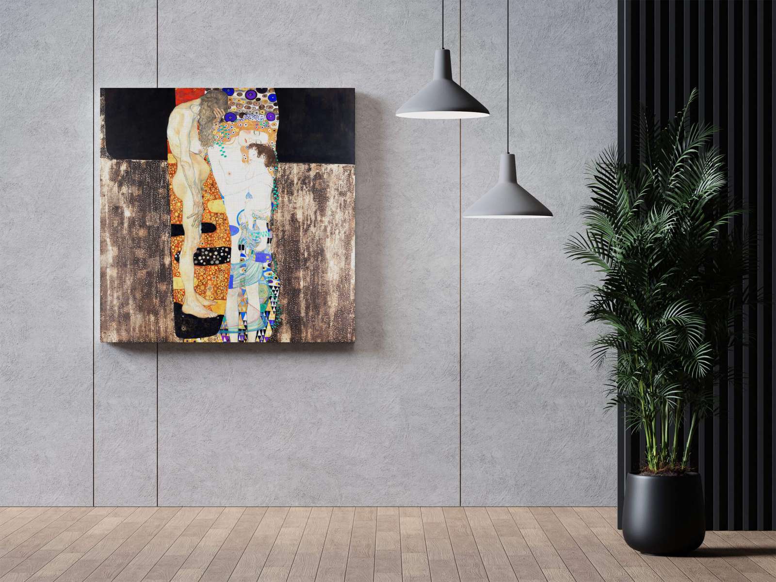 Reprodukcija „Trys moters amžiai“, Gustav Klimt