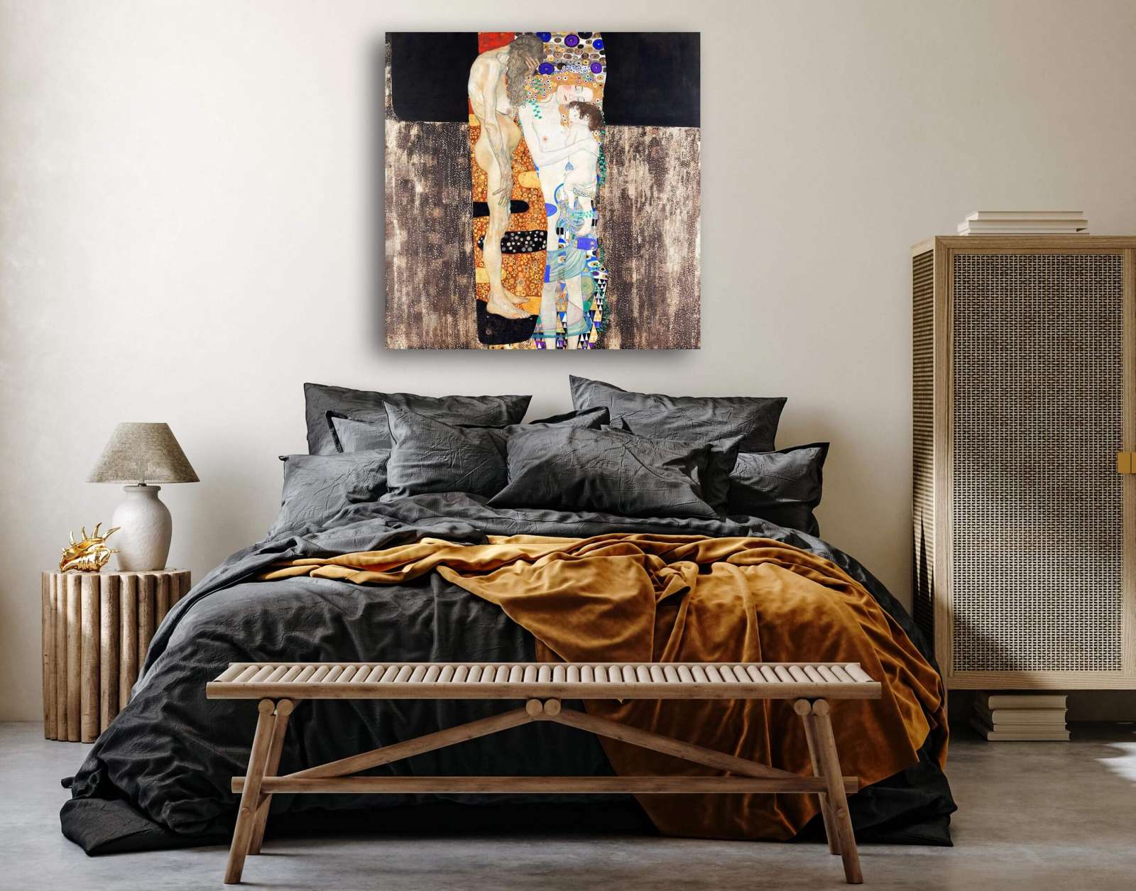 Reprodukcija „Trys moters amžiai“, Gustav Klimt