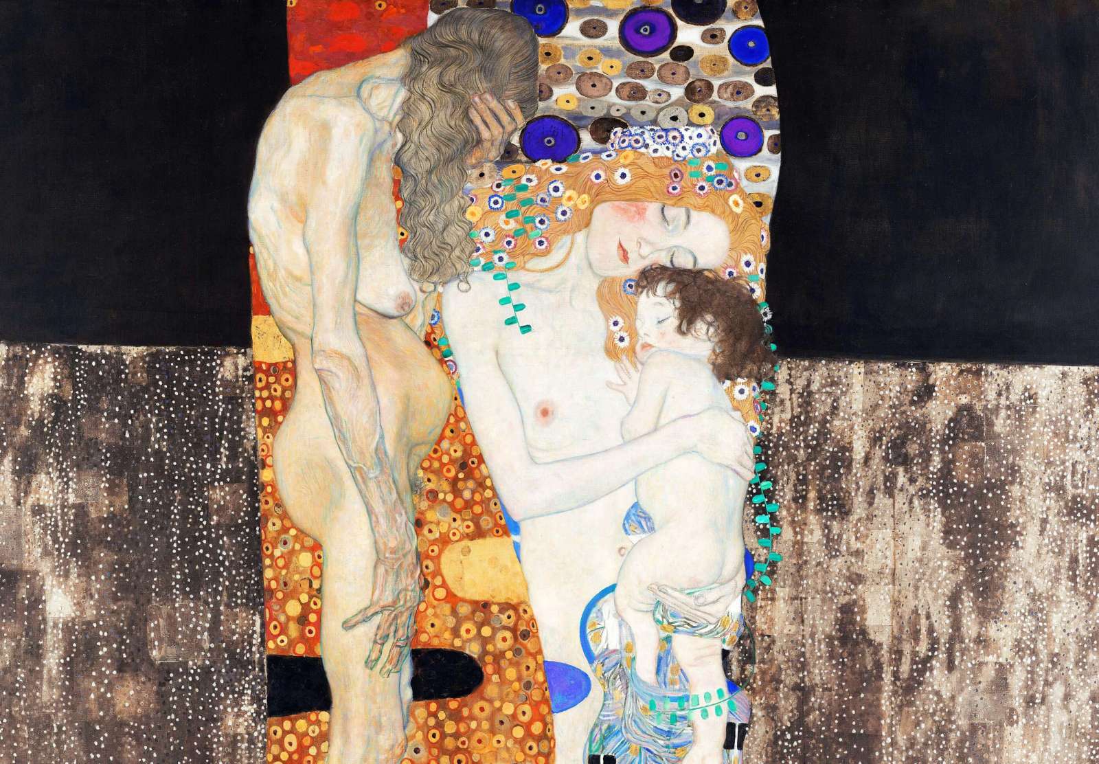 Reprodukcija „Trys moters amžiai“, Gustav Klimt