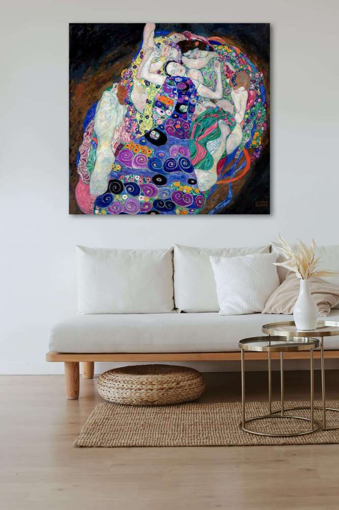 Reprodukcija „Mergelė“, Gustav Klimt (1913)