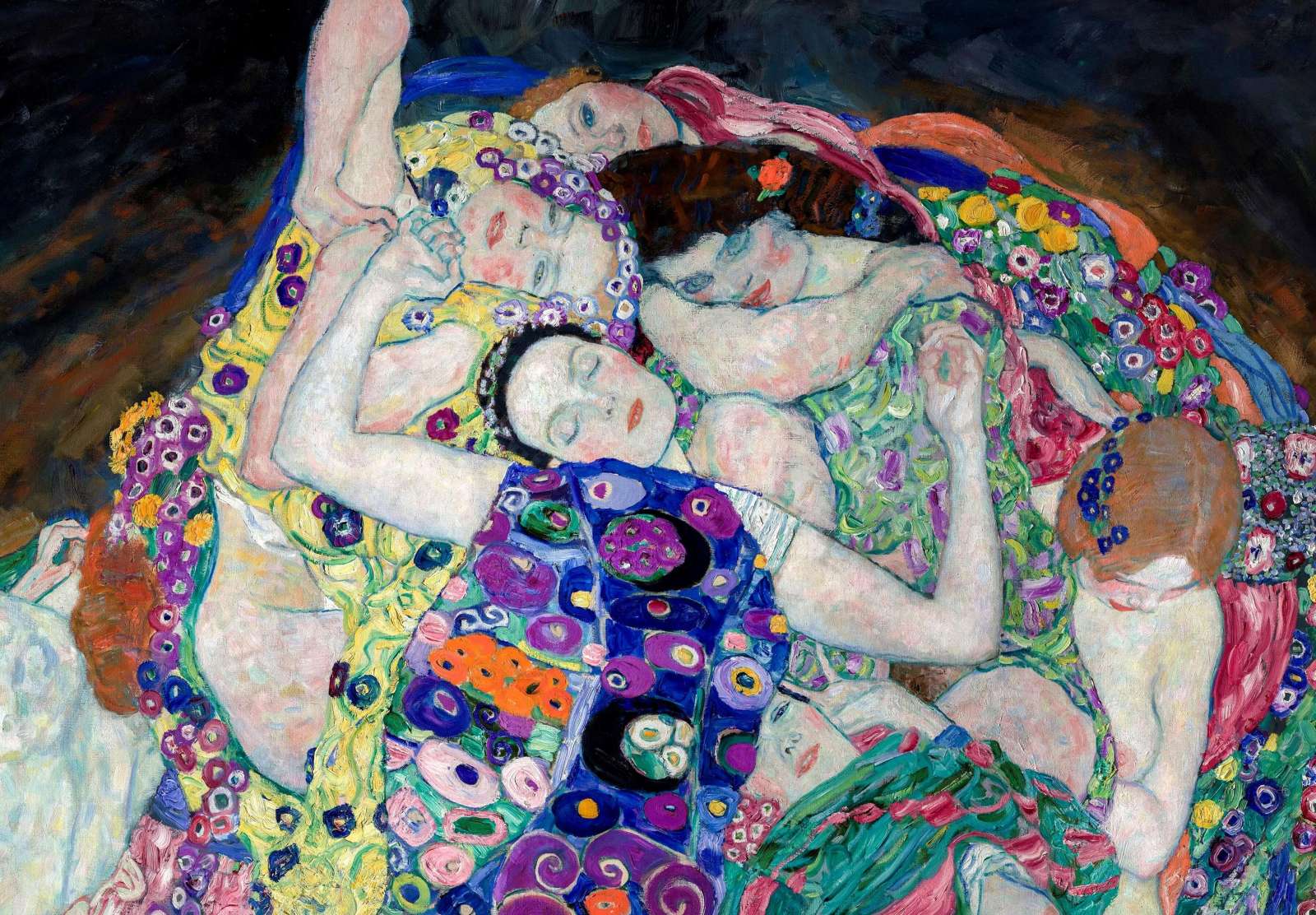 Reprodukcija „Mergelė“, Gustav Klimt (1913)