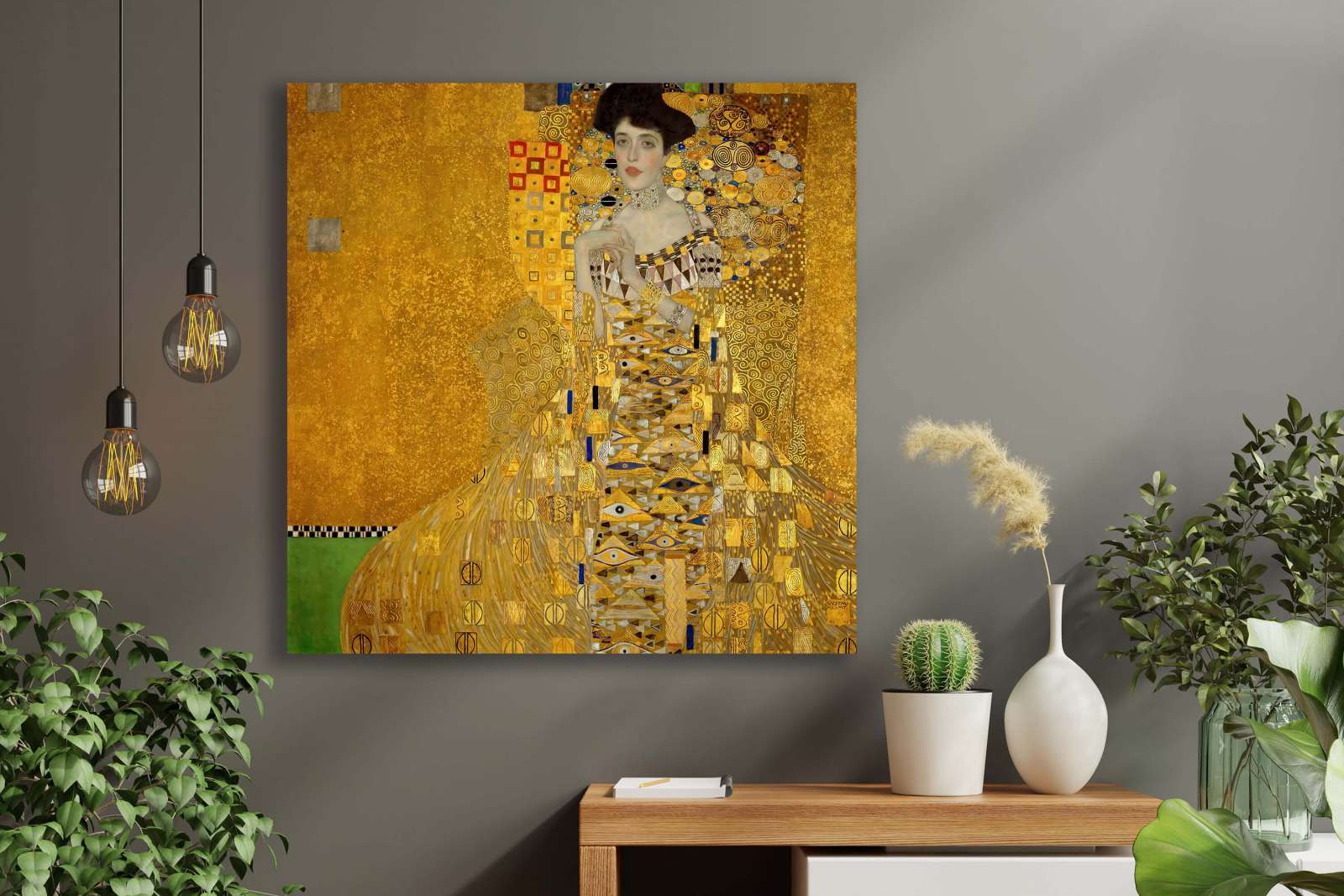 Reprodukcija „Adele Bloch-Bauer portretas“, Gustav Klimt (1907)