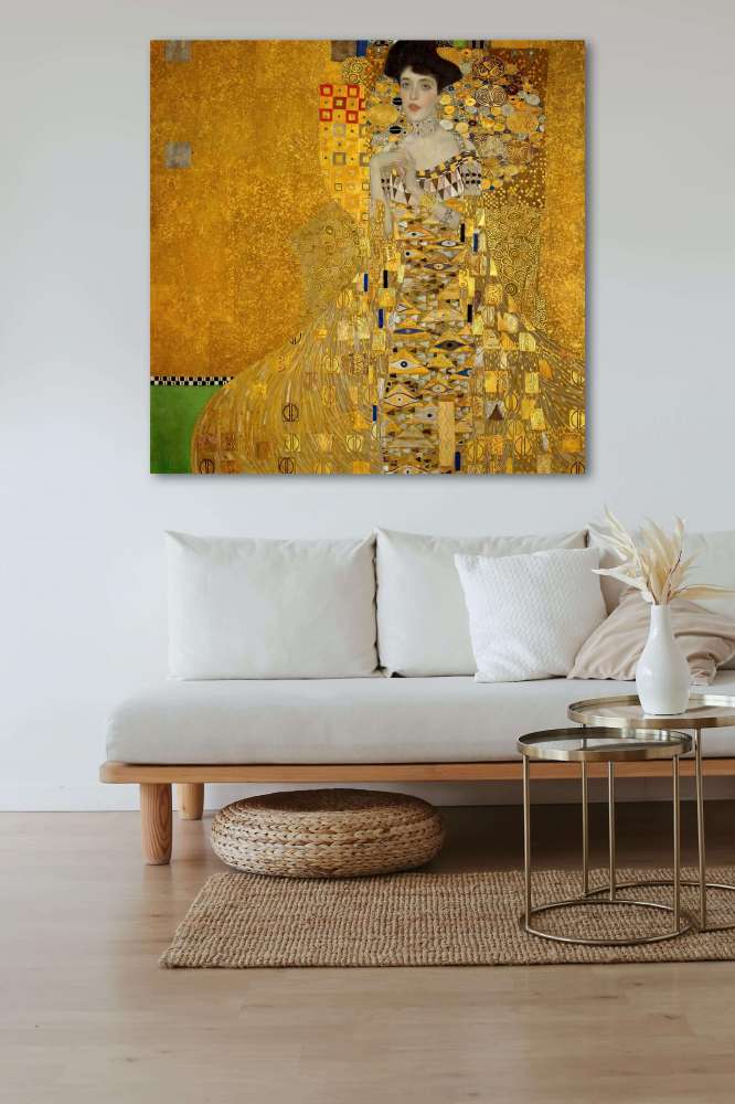 Reprodukcija „Adele Bloch-Bauer portretas“, Gustav Klimt (1907)