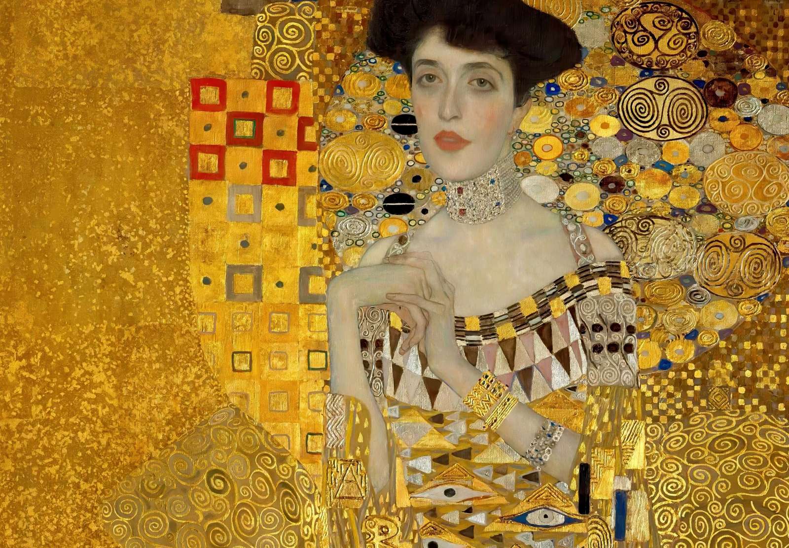 Reprodukcija „Adele Bloch-Bauer portretas“, Gustav Klimt (1907)