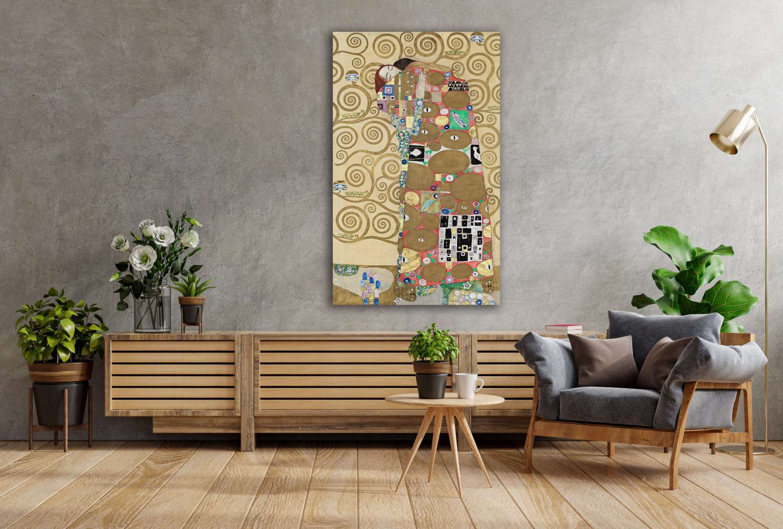 Reprodukcija „Pilnatvė“, Gustav Klimt (1911)