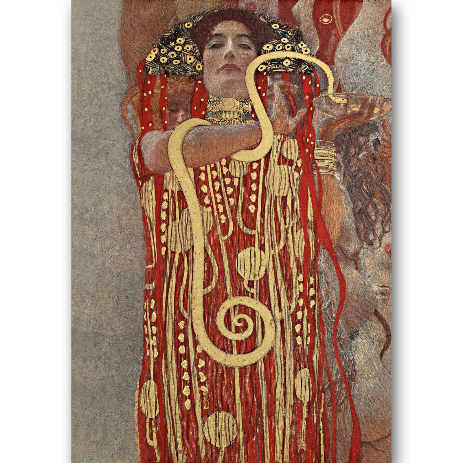 Reprodukcija „Higėja“, Gustav Klimt (1907)
