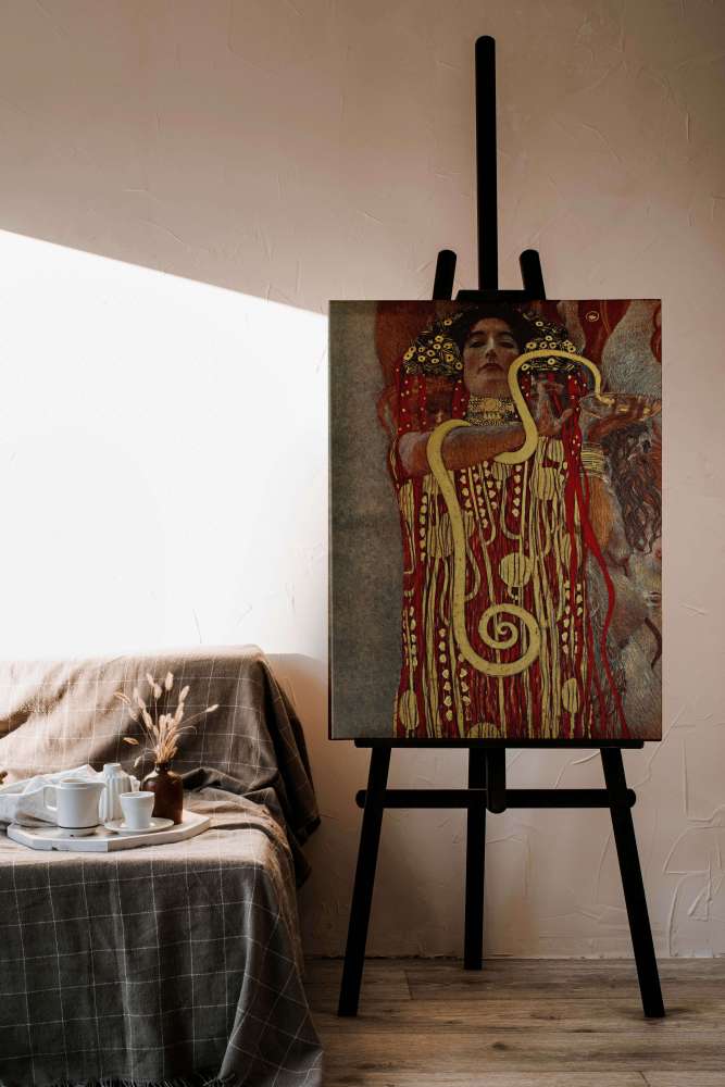 Reprodukcija „Higėja“, Gustav Klimt (1907)