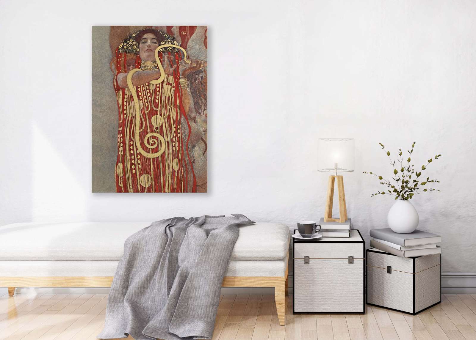 Reprodukcija „Higėja“, Gustav Klimt (1907)
