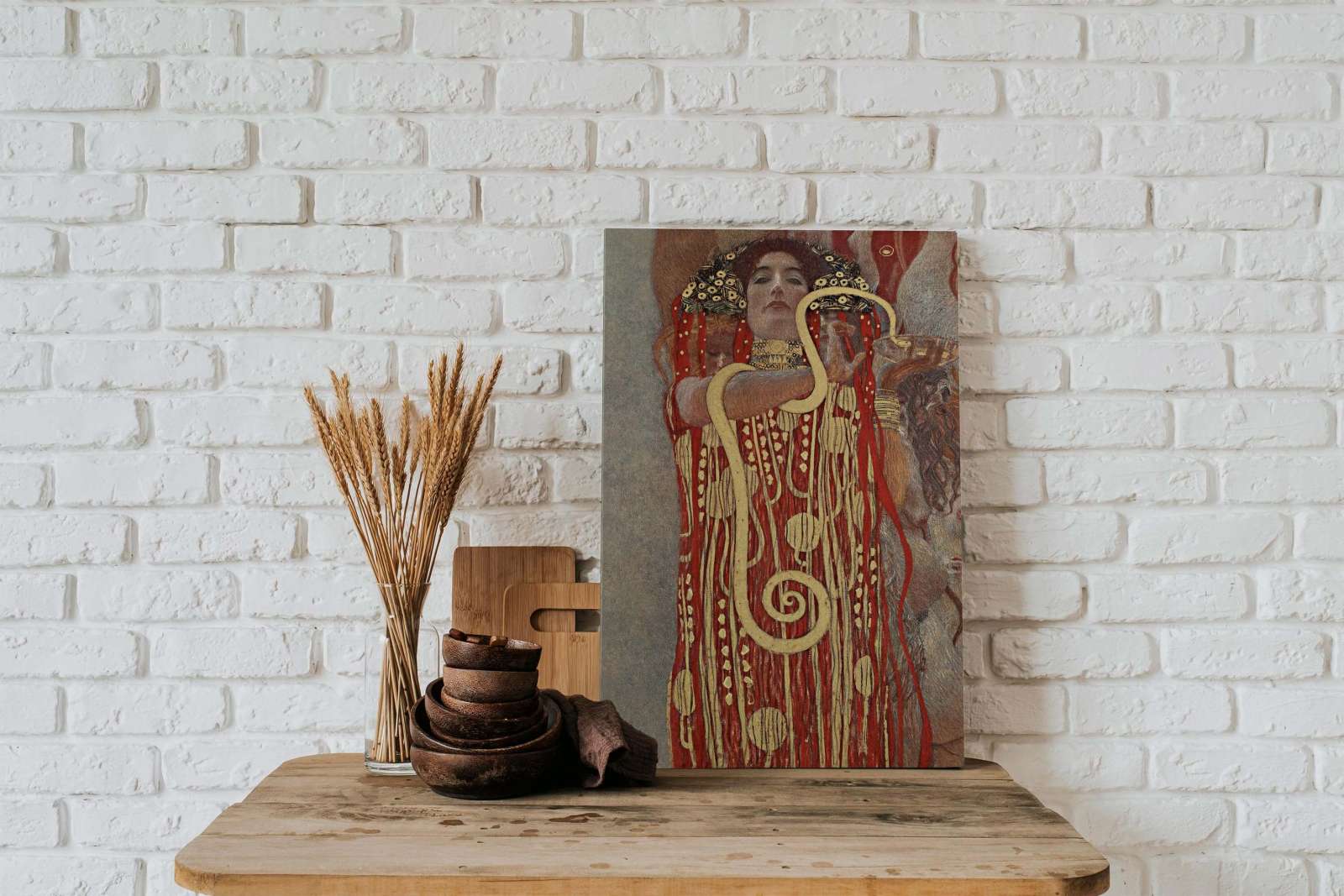 Reprodukcija „Higėja“, Gustav Klimt (1907)