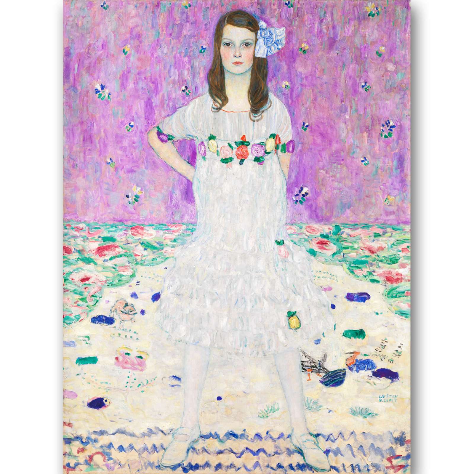 Reprodukcija „Mäda Primavesi“, Gustav Klimt (1913)