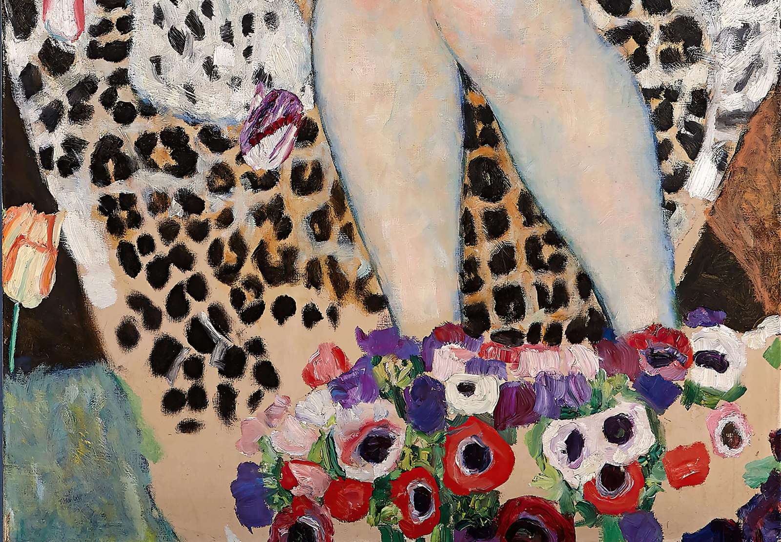 Reprodukcija „Adomas ir Ieva“, Gustav Klimt (1918)