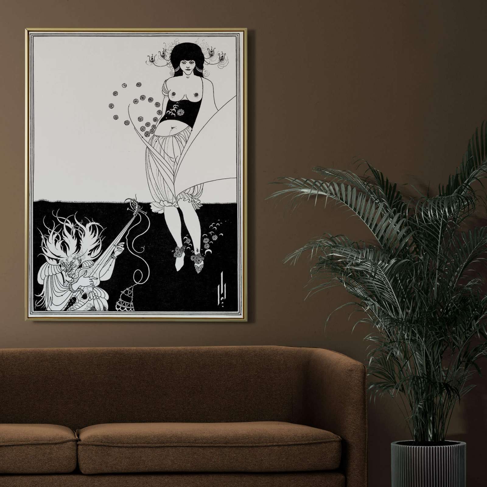 Plakatas „Pilvo šokis“, Aubrey Vincent Beardsley (1893)