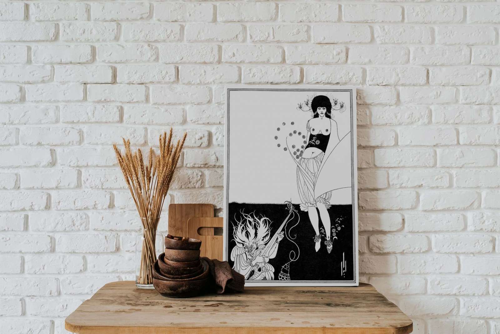 Plakatas „Pilvo šokis“, Aubrey Vincent Beardsley (1893)